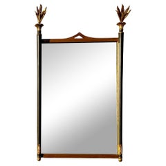Miroir vintage italien Palladio à pointes dorées