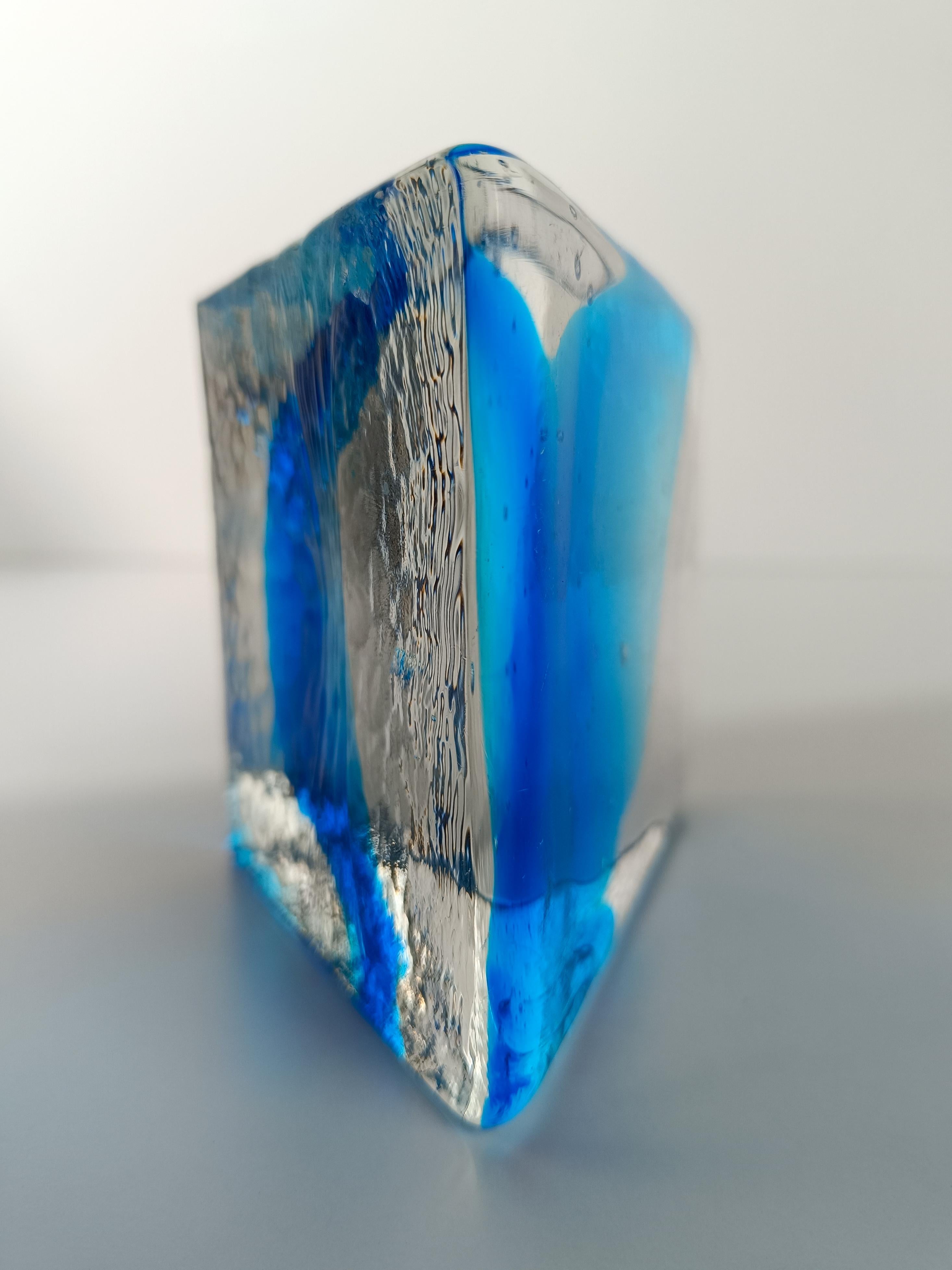 Vintage Italian Paperweight aus Murano-Glas im Stil von Barbini, 70er Jahre im Angebot 3