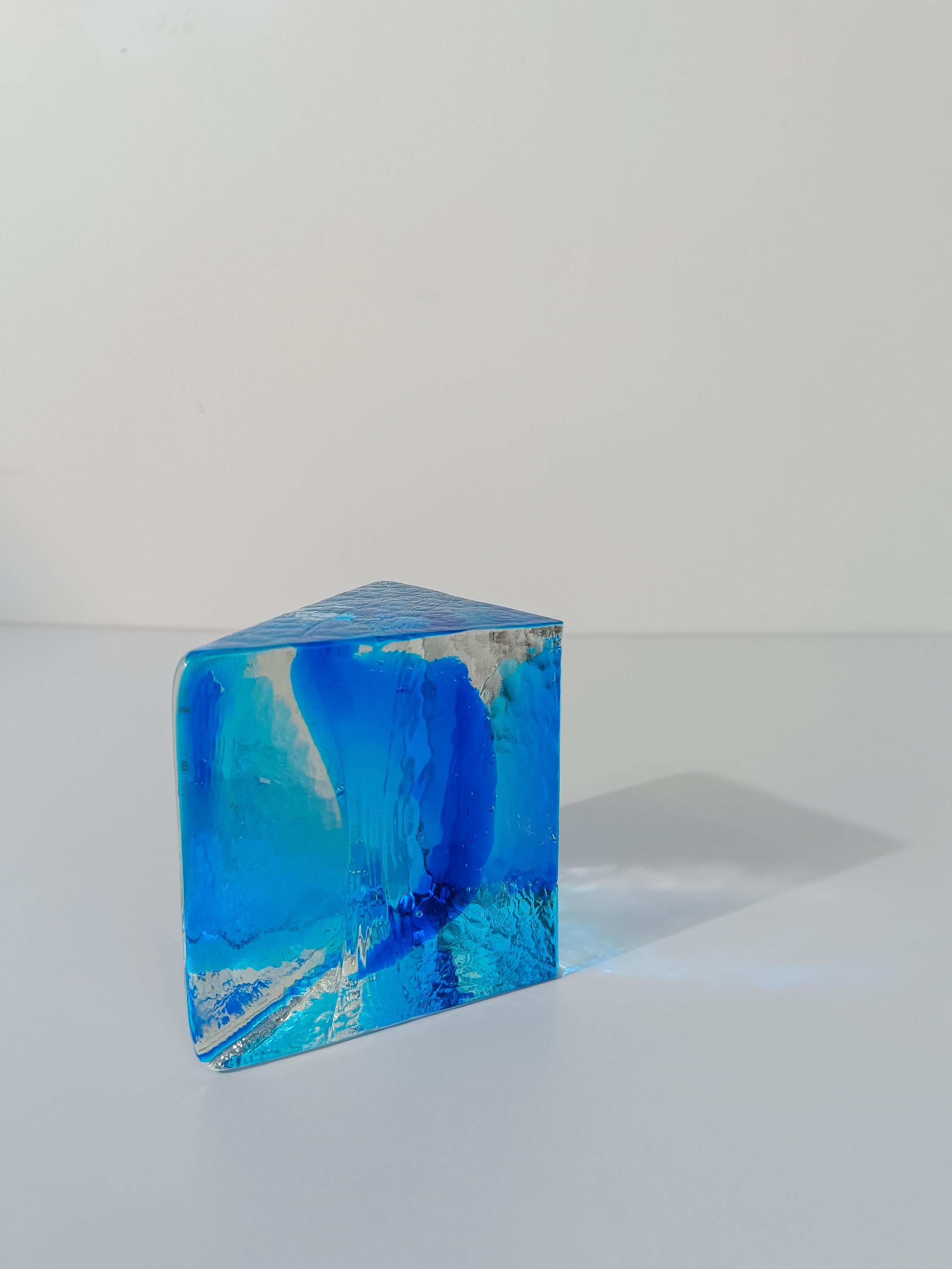 Vintage Italian Paperweight aus Murano-Glas im Stil von Barbini, 70er Jahre im Angebot 7