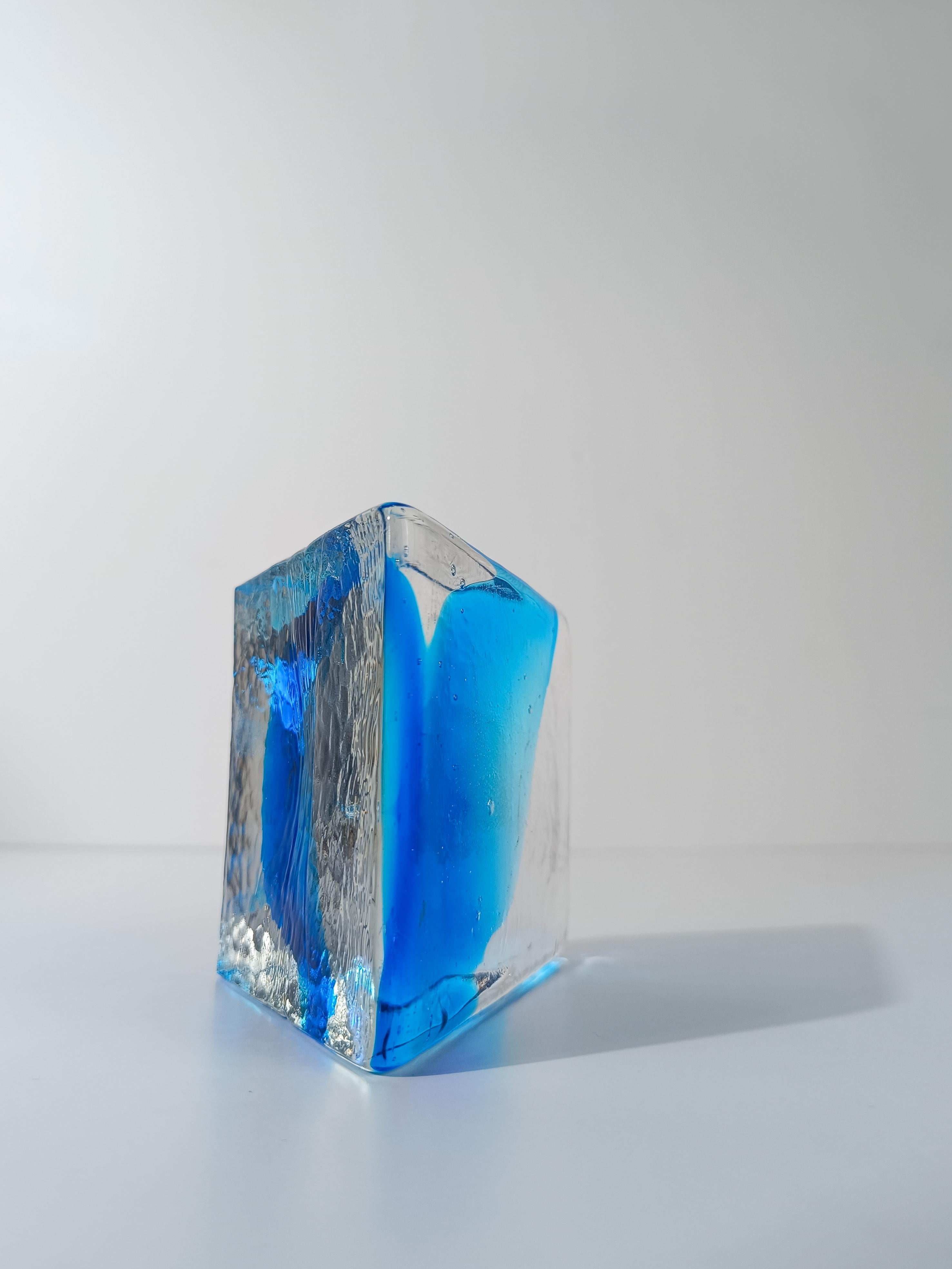 Vintage Italian Paperweight aus Murano-Glas im Stil von Barbini, 70er Jahre im Angebot 9