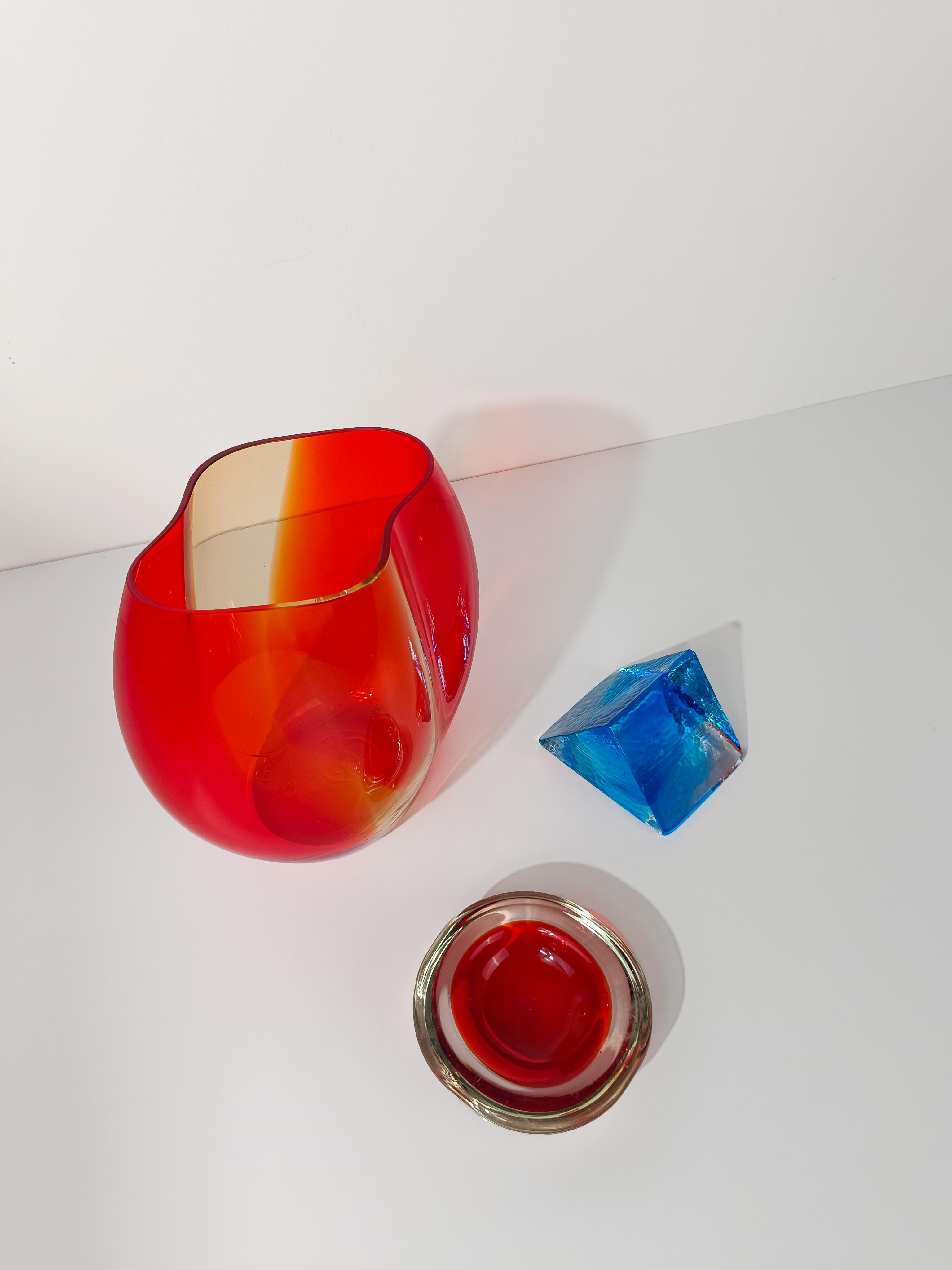 Vintage Italian Paperweight aus Murano-Glas im Stil von Barbini, 70er Jahre (Moderne der Mitte des Jahrhunderts) im Angebot