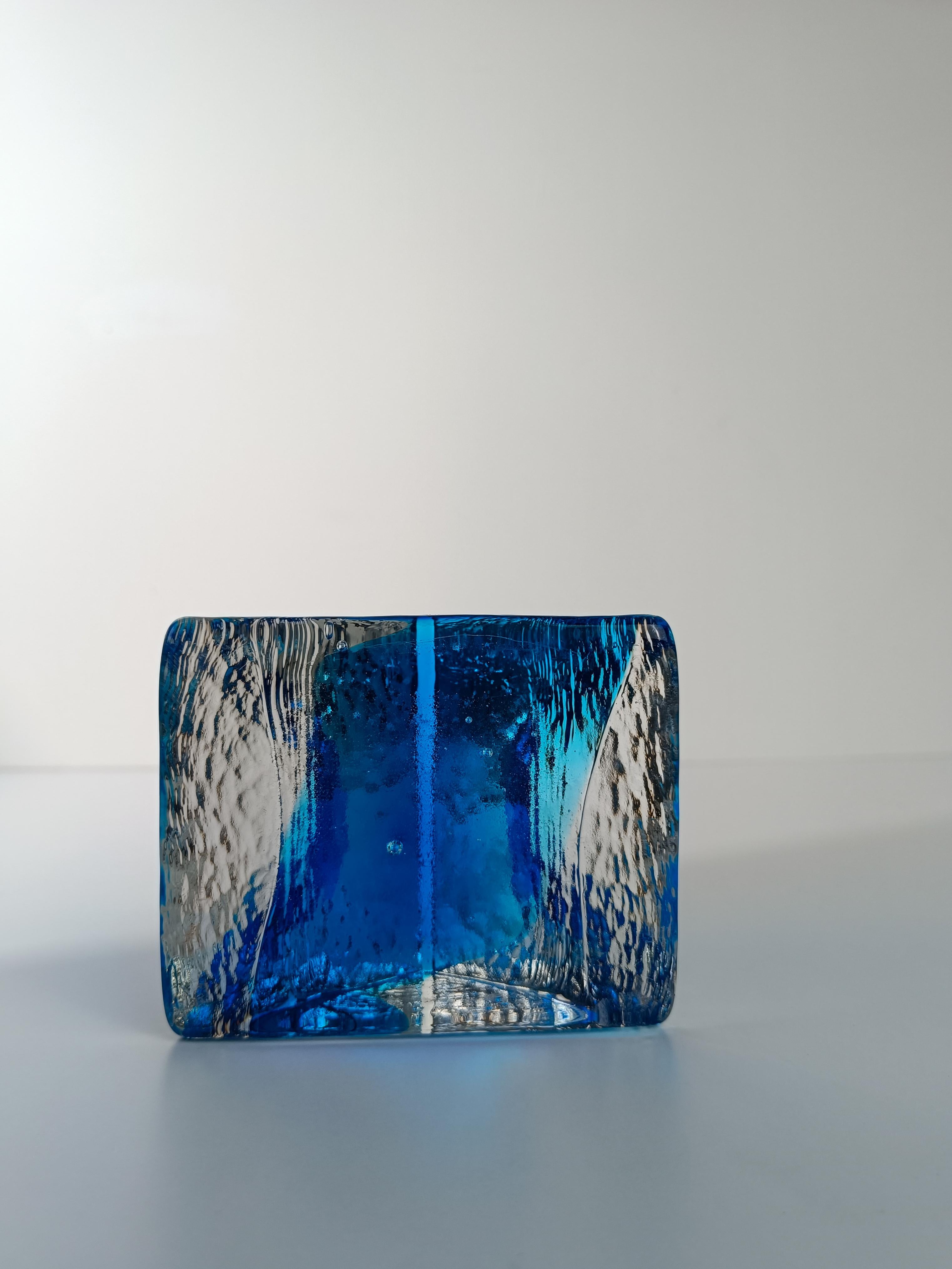 Vintage Italian Paperweight aus Murano-Glas im Stil von Barbini, 70er Jahre (Muranoglas) im Angebot