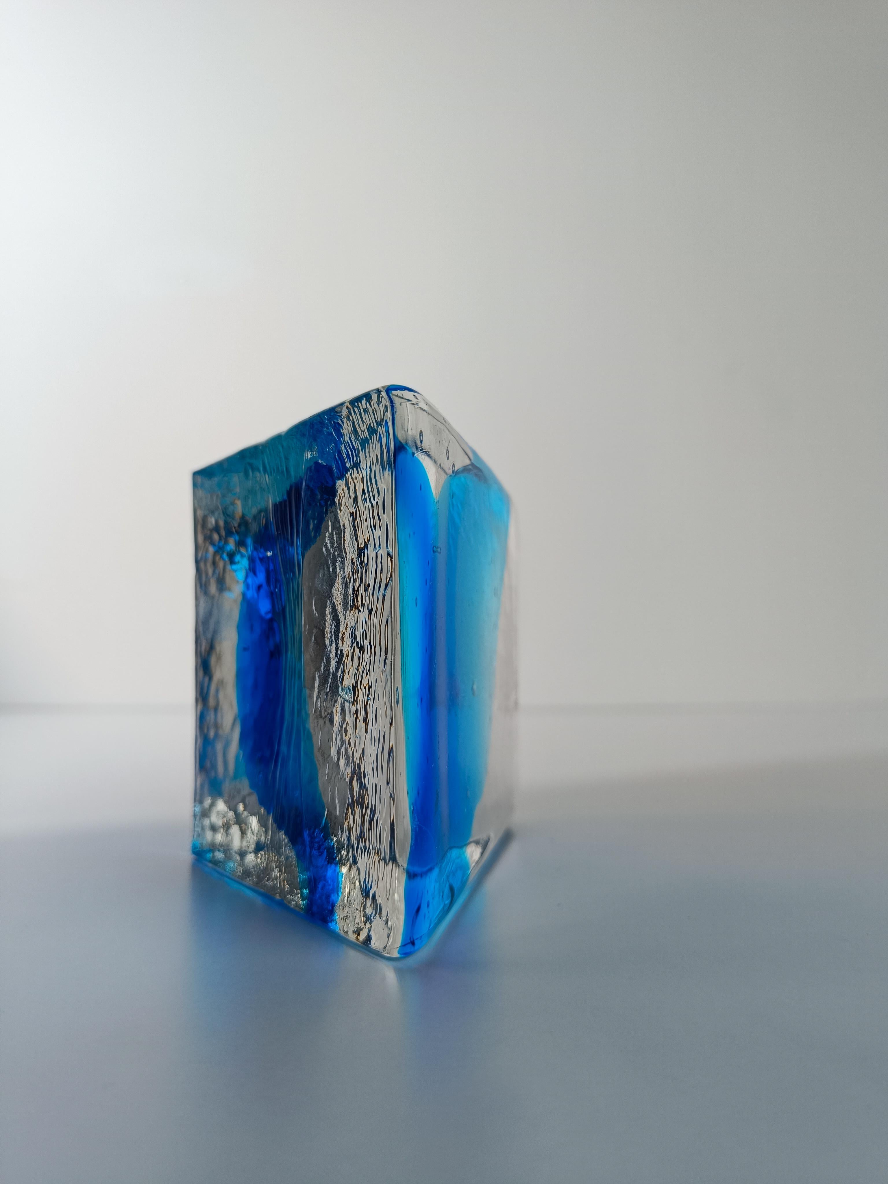 Vintage Italian Paperweight aus Murano-Glas im Stil von Barbini, 70er Jahre im Angebot 2