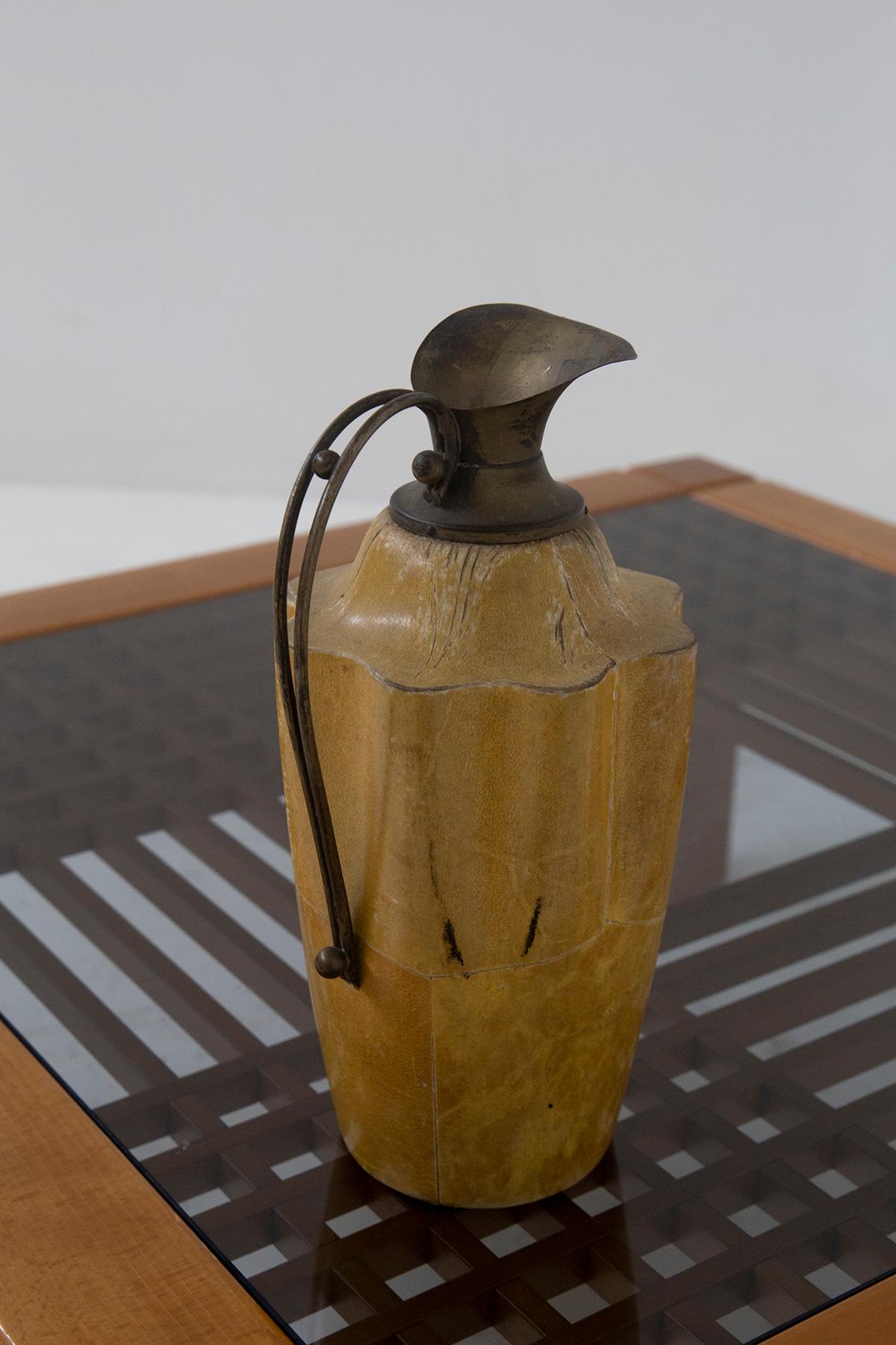 Jarra de pergamino italiana vintage destilería Moroni Italian en venta