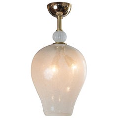 Vintage Italian Pear-Shaped Pendant Ceiling Light by Seguso