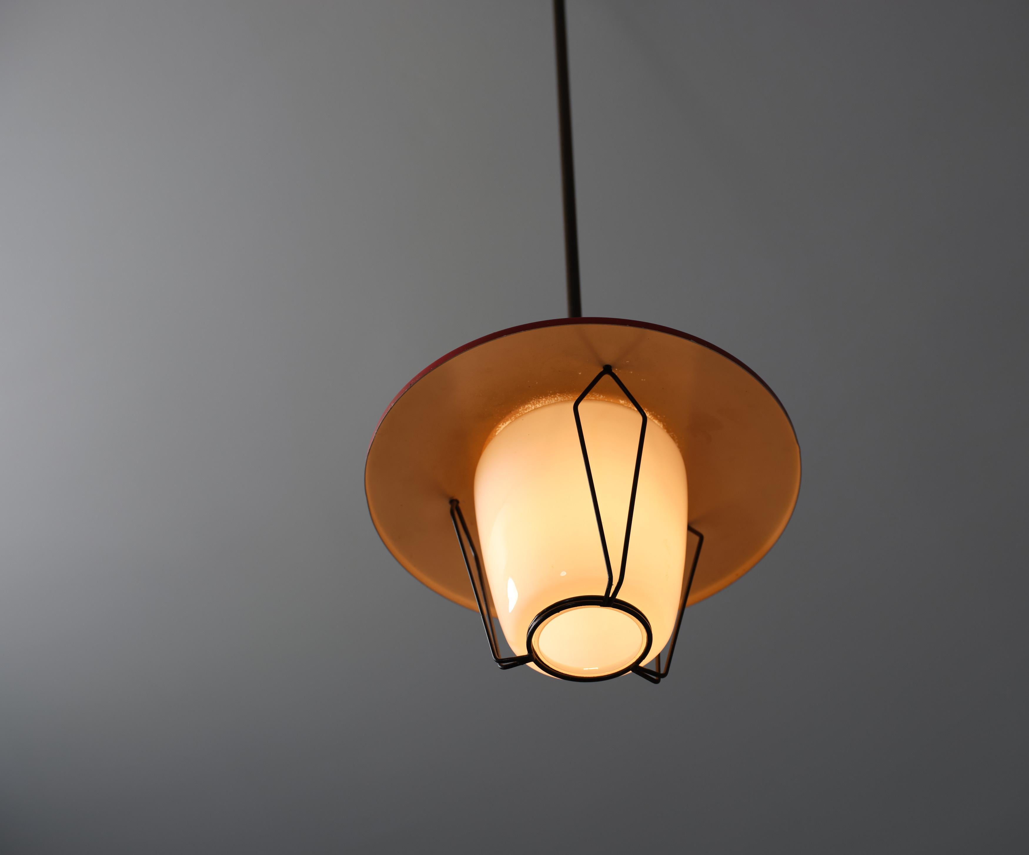 Vintage Italian Pendant Lamp: a Captivating Italian Design Masterpiece For Sale 4