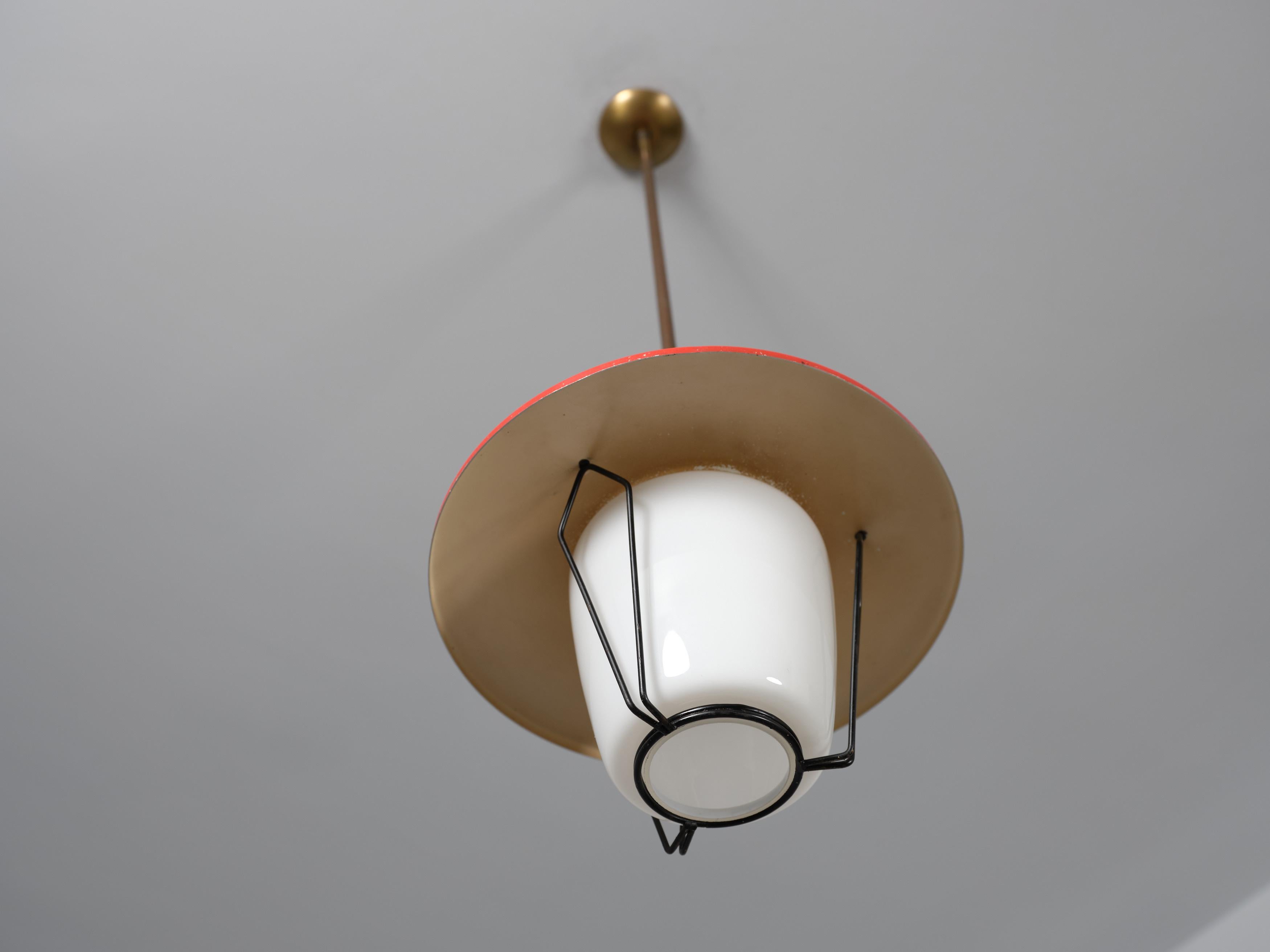 Vintage Italian Pendant Lamp: a Captivating Italian Design Masterpiece For Sale 5