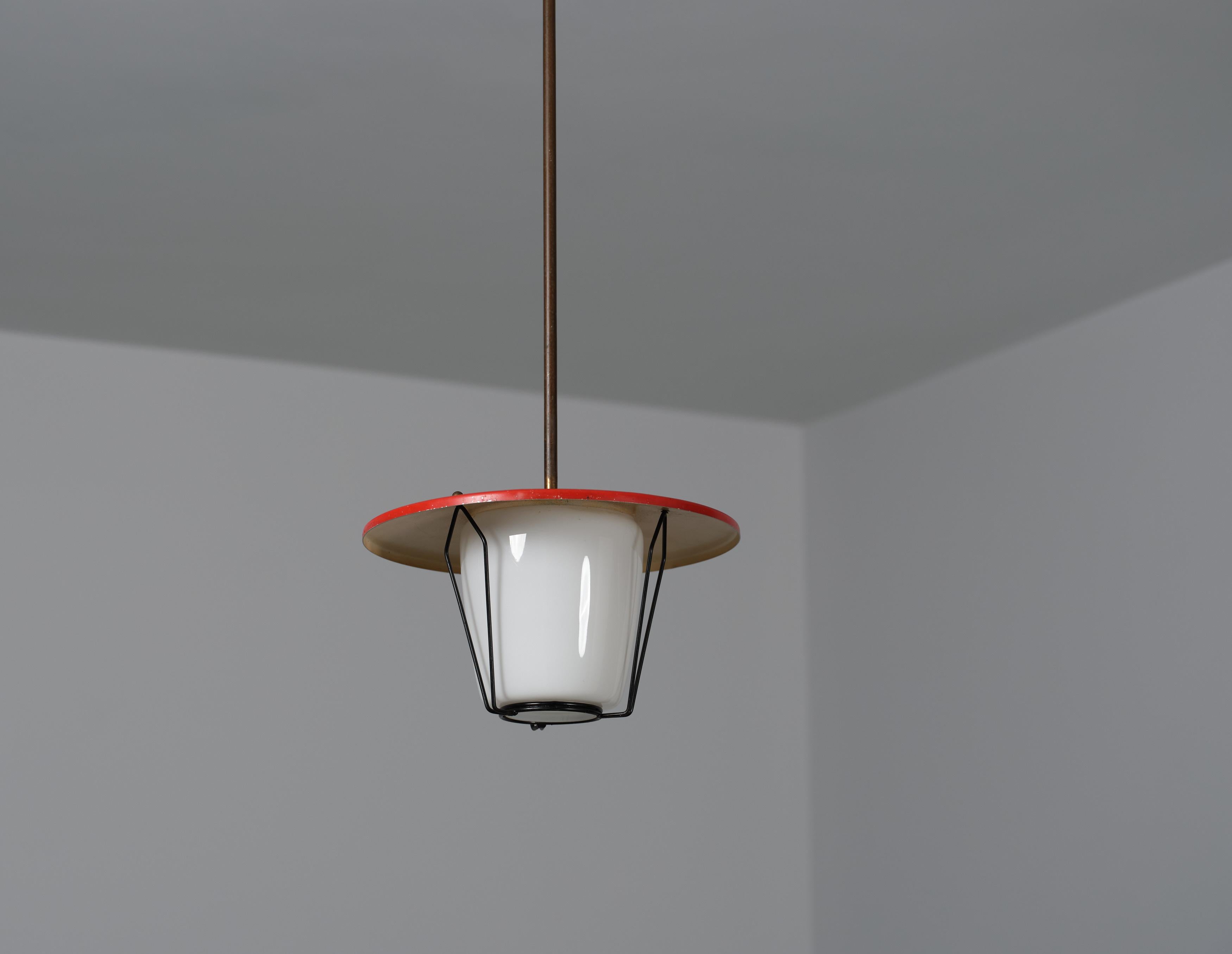 Vintage Italian Pendant Lamp: a Captivating Italian Design Masterpiece For Sale 1