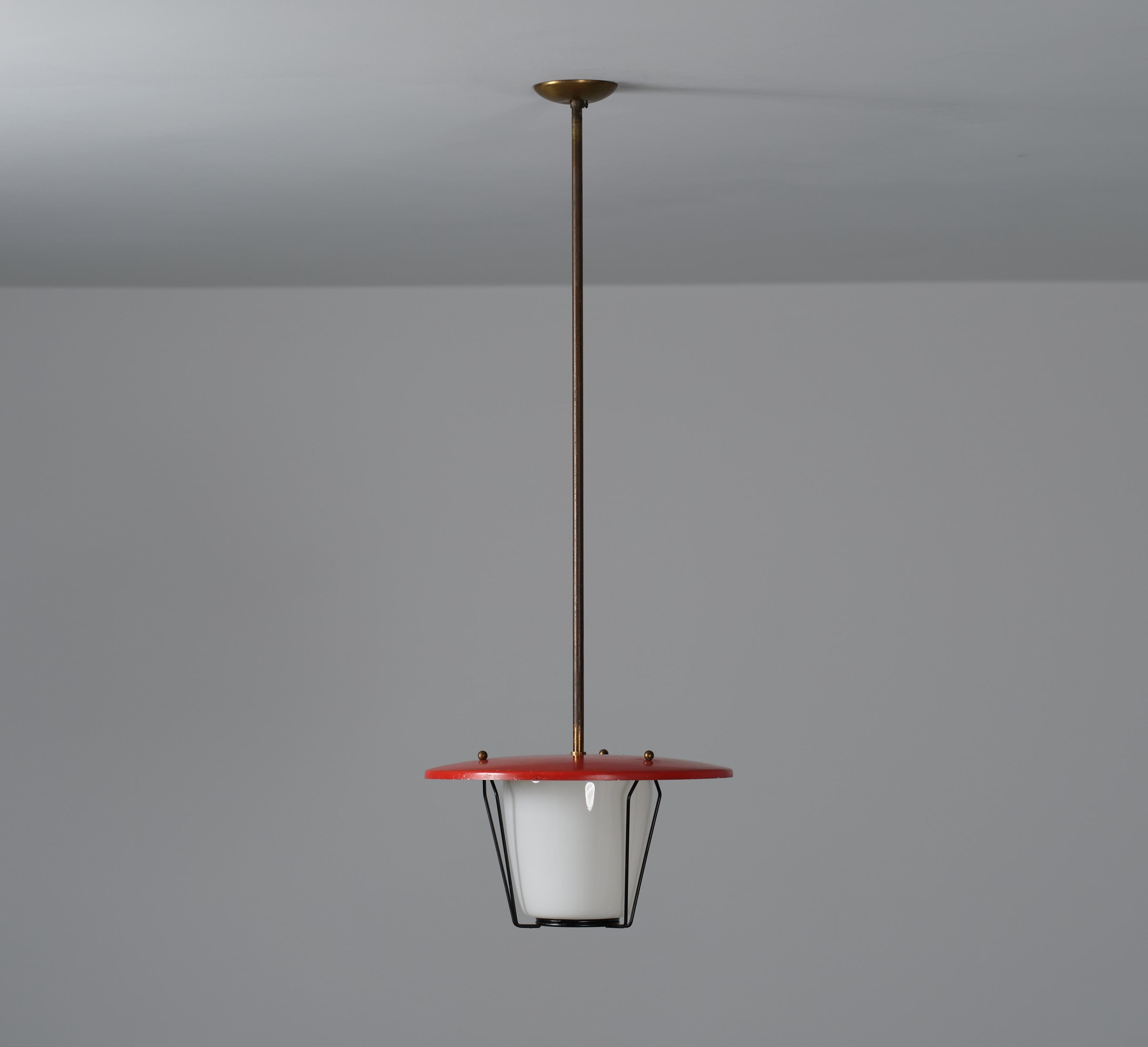 Vintage Italian Pendant Lamp: a Captivating Italian Design Masterpiece For Sale 3