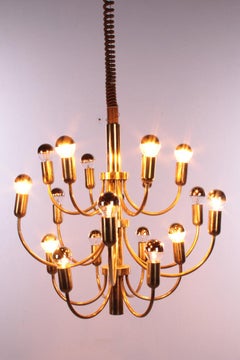 Vintage Italian Pendant Lamp Hollywood Regency, 1960