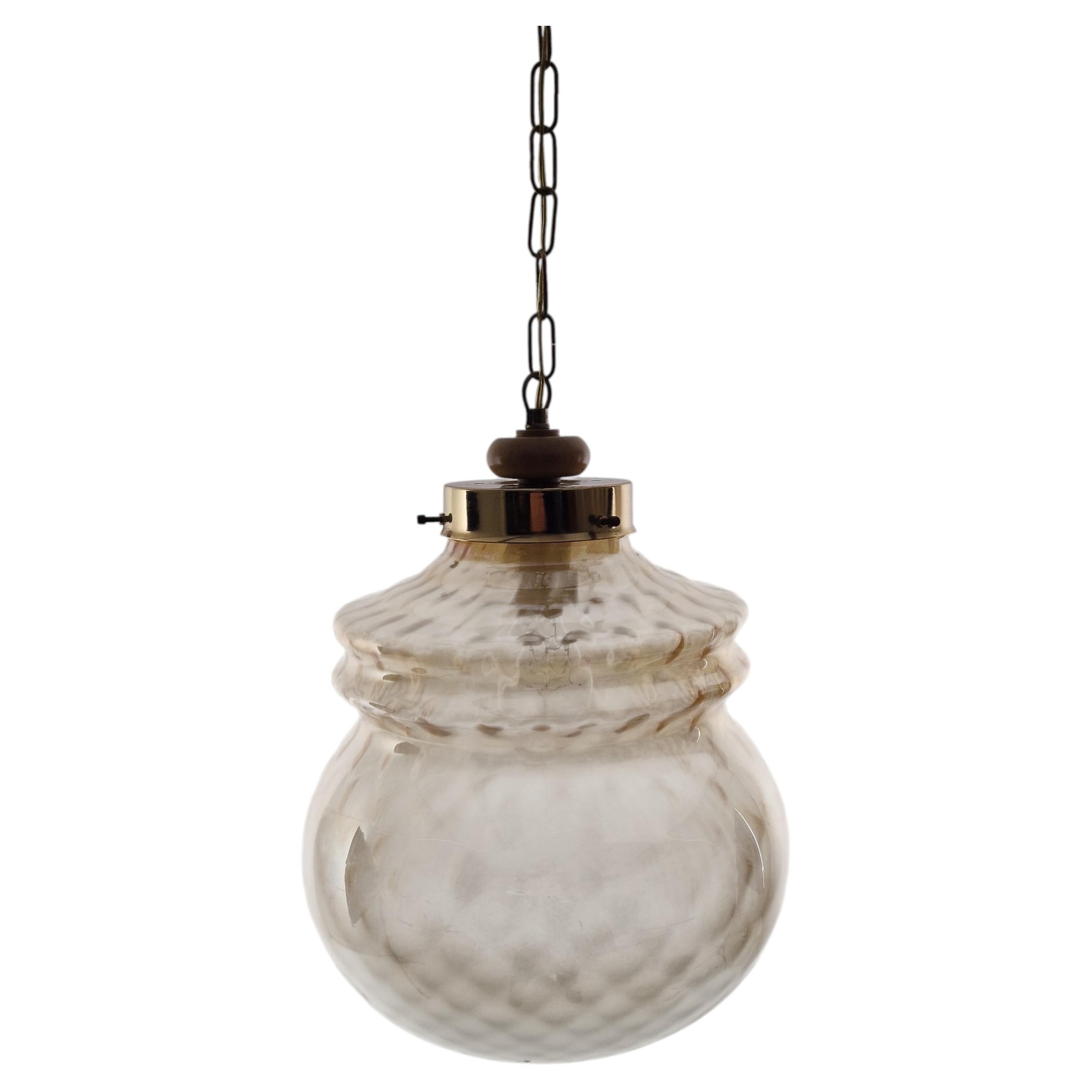 Vintage Italian Pendant Lamp, Possibly by Brotto, 1970s