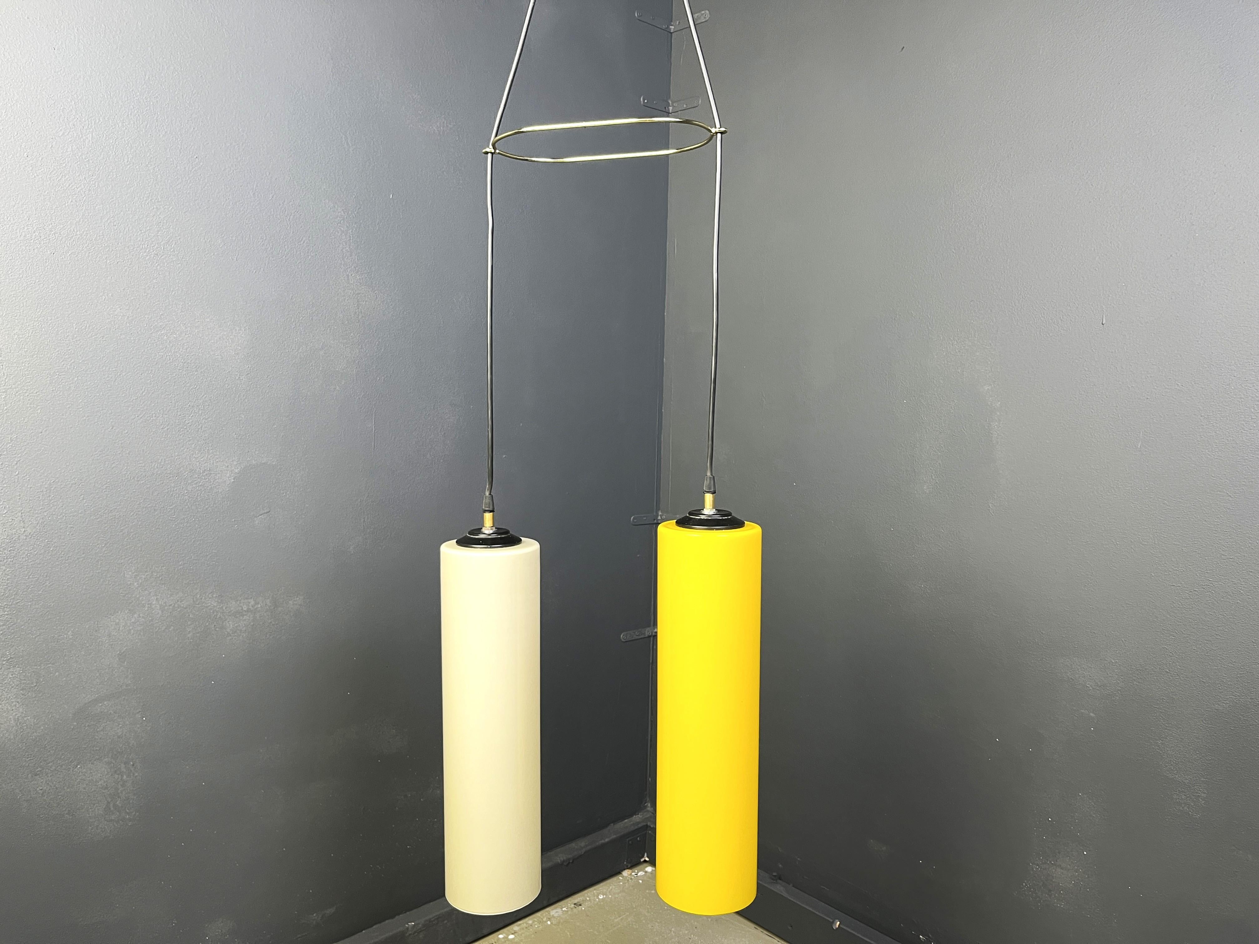Suspension vintage italienne par Vistosi, 1970 Bon état - En vente à Leuven, Vlaams Gewest