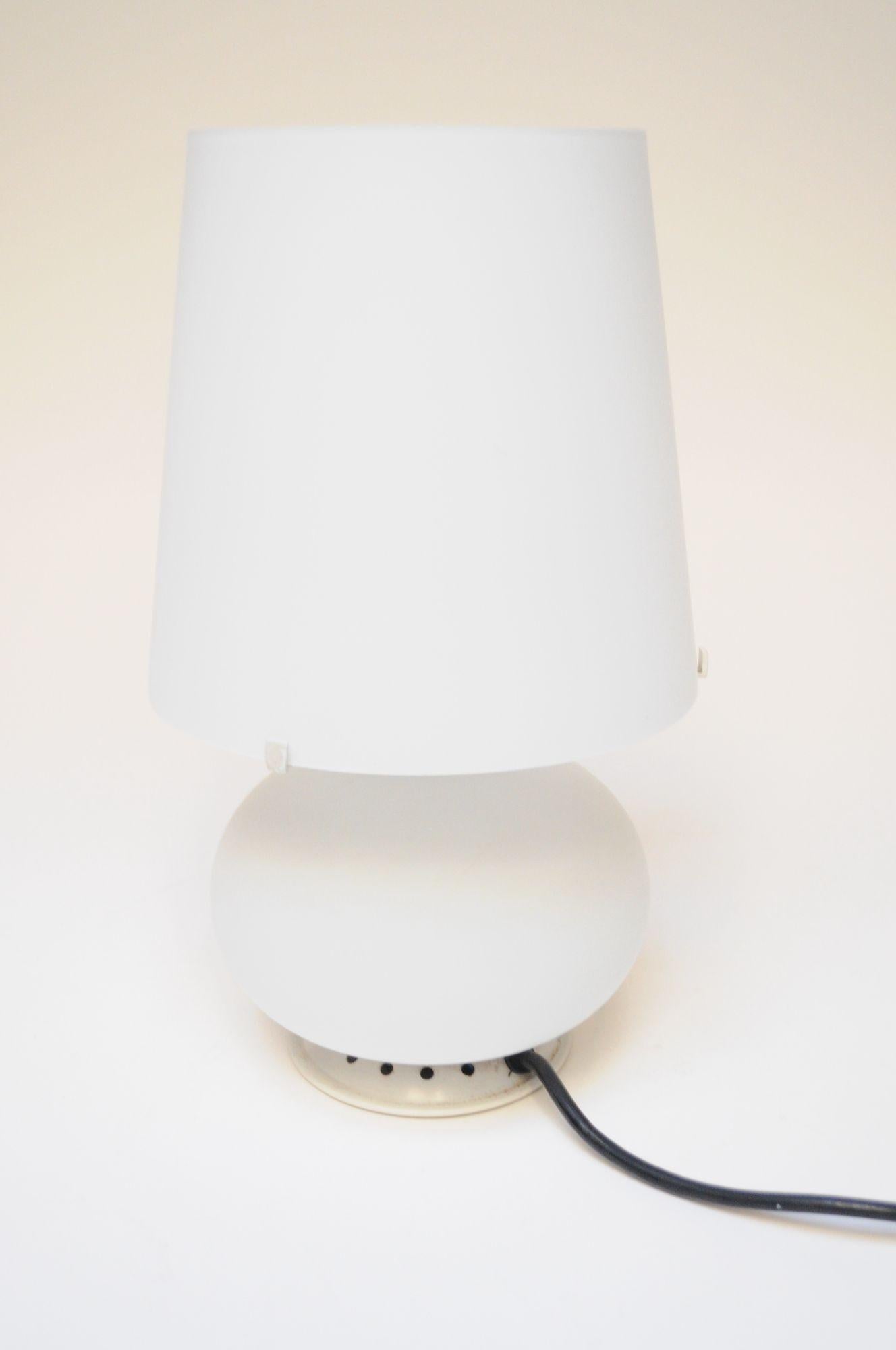Vintage Italian Glass Petite Table Lamp di Max Ingrand per Fontana Arte in vendita 9