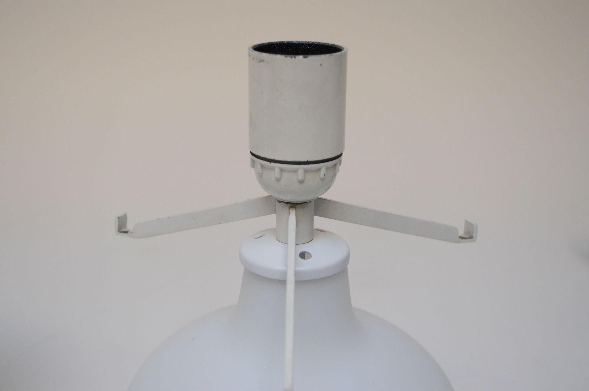 Metallo Vintage Italian Glass Petite Table Lamp di Max Ingrand per Fontana Arte in vendita