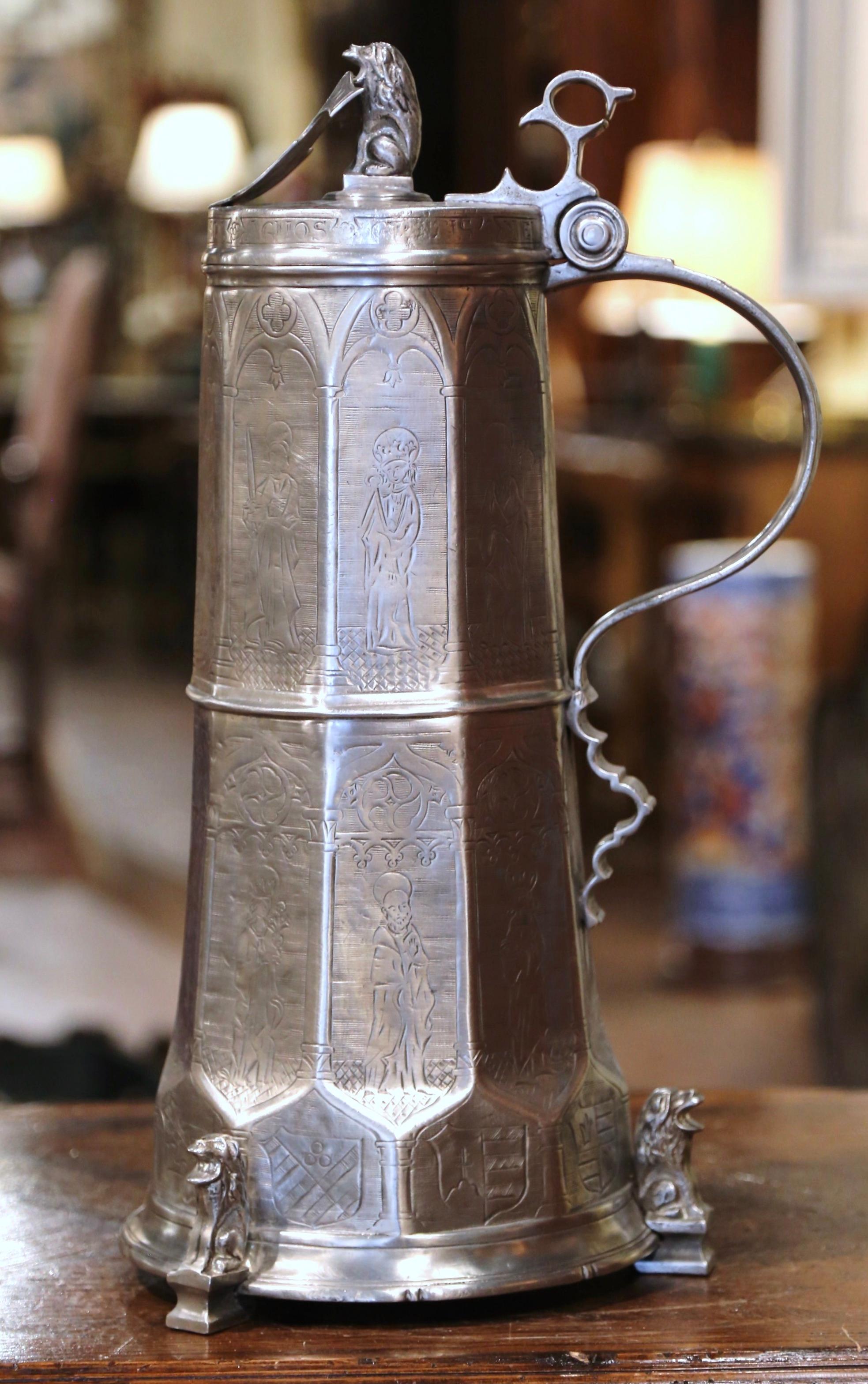 engraved beer stein