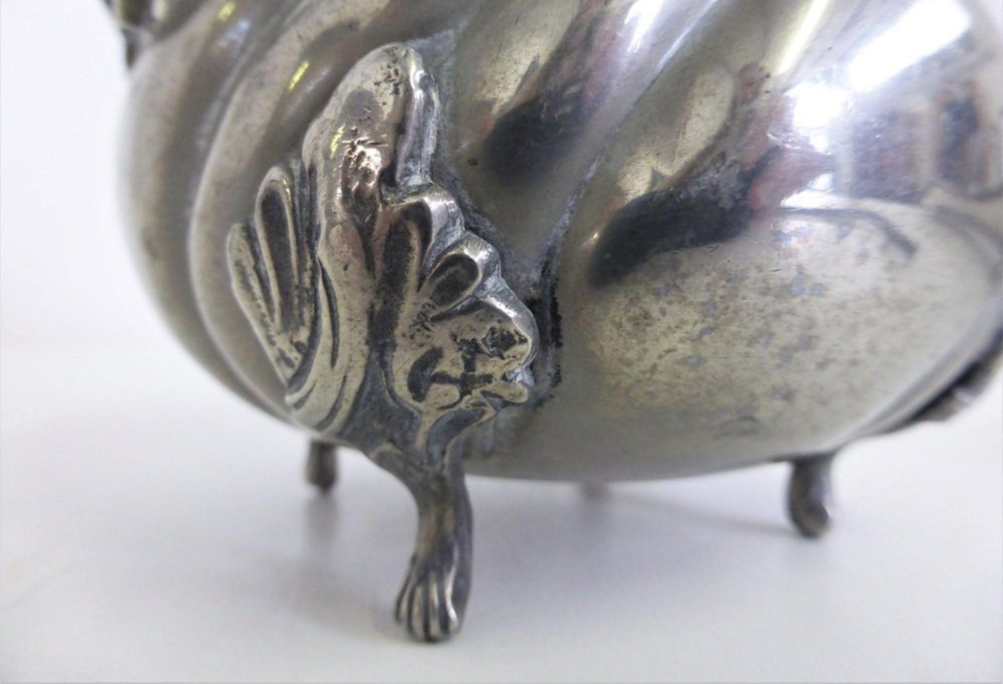 Vintage Italian Pewter Coffee Set, 1950s - Elegancia retro para su colección en venta 13