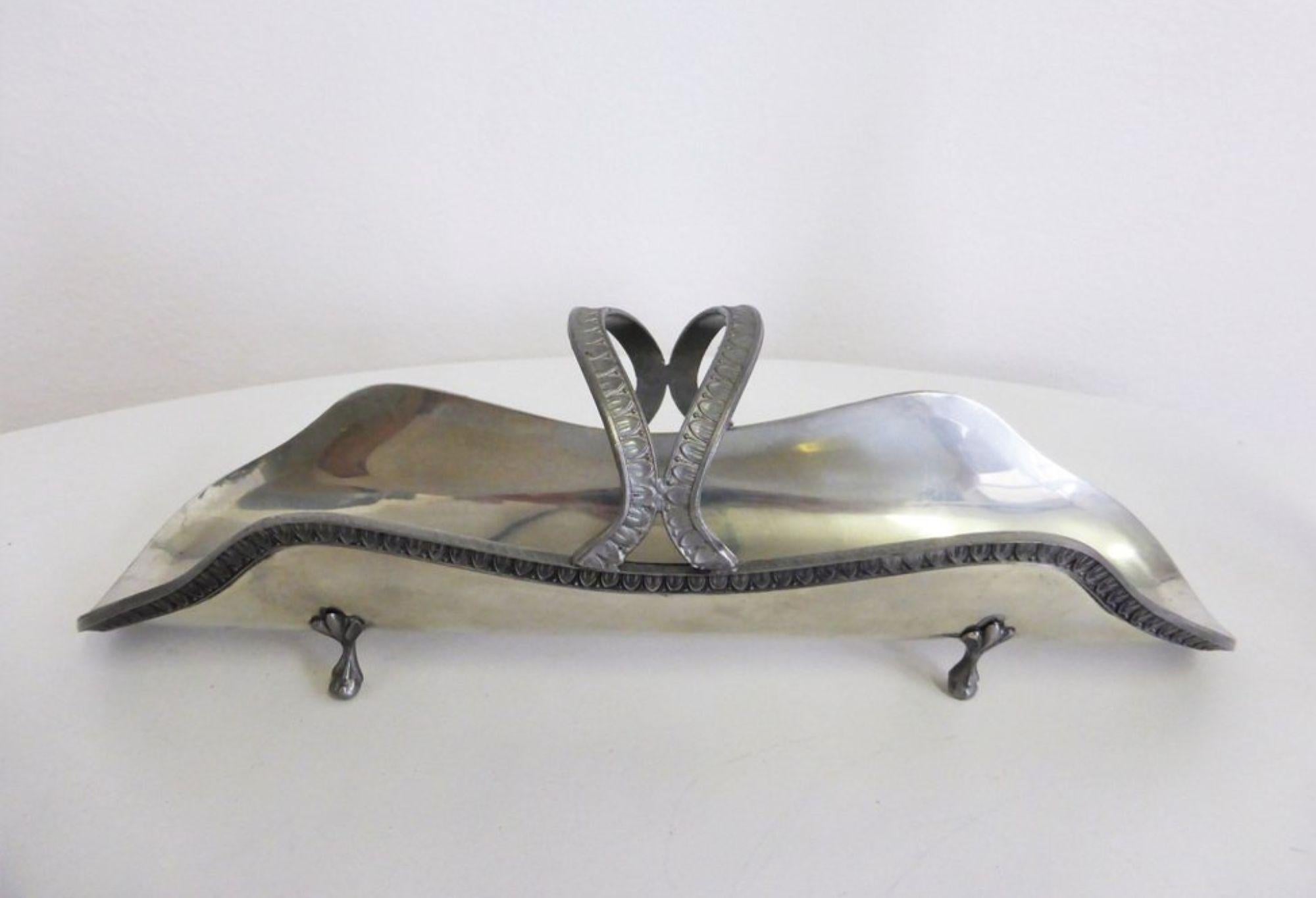 Vintage Italian Pewter Coffee Set, 1950s - Elegancia retro para su colección en venta 4