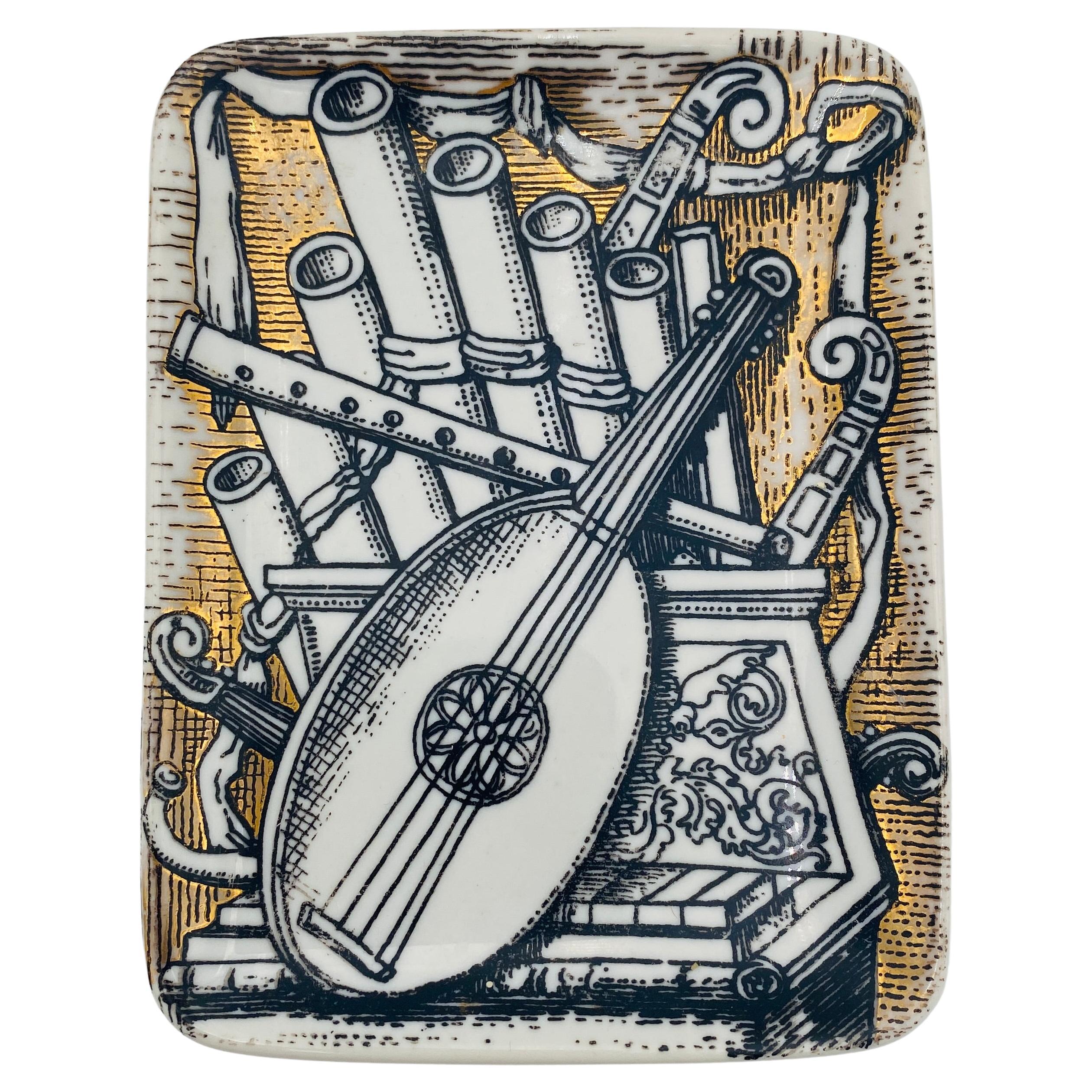 Vintage Italian Piero Fornasetti Milano Dish