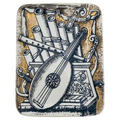 Plato vintage italiano Piero Fornasetti Milano