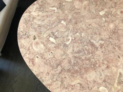Vintage Italian Pink Marble Coffee Table