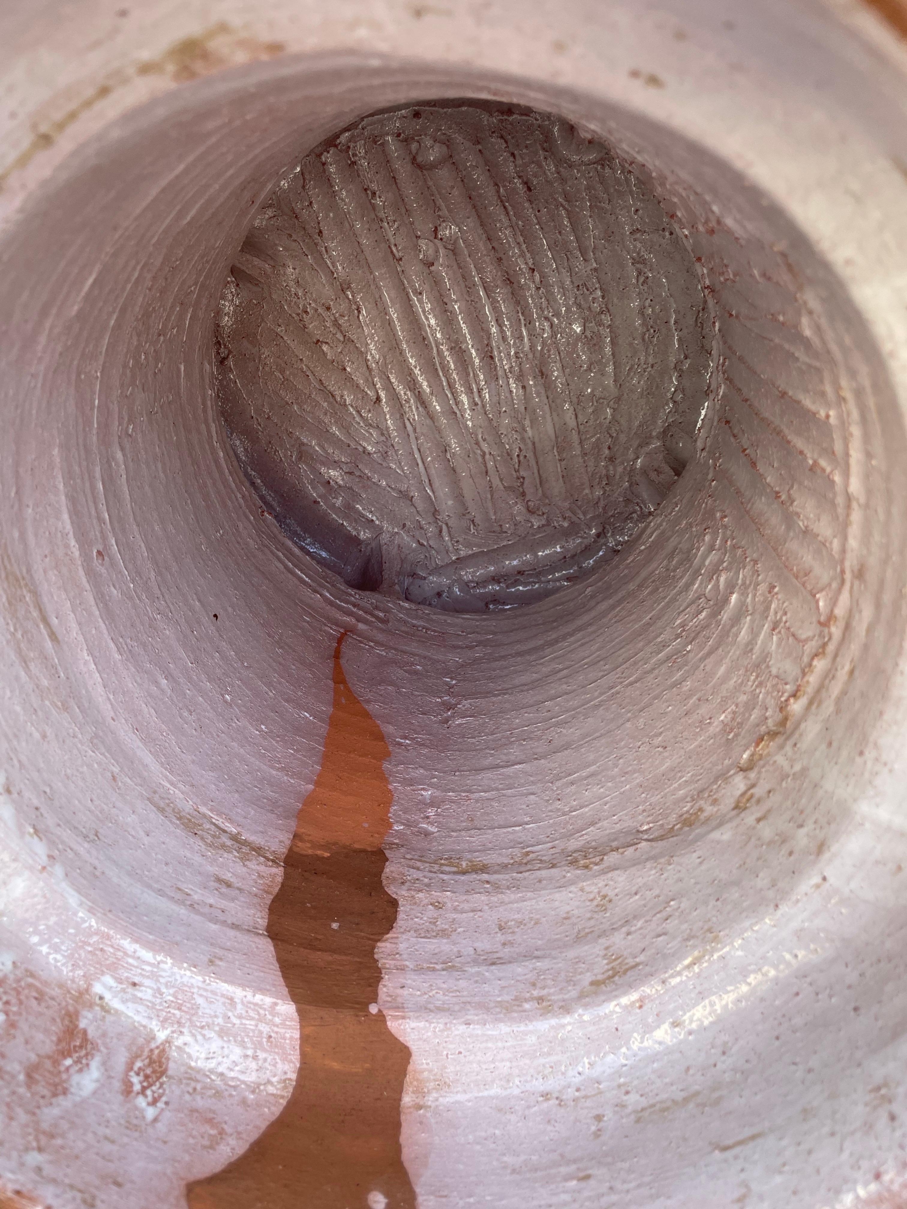 Sedile da giardino rosa vintage italiano con cuscino in vendita 2