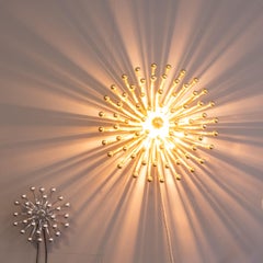 Vintage Italian Pistillo Wall Lamp in Gold