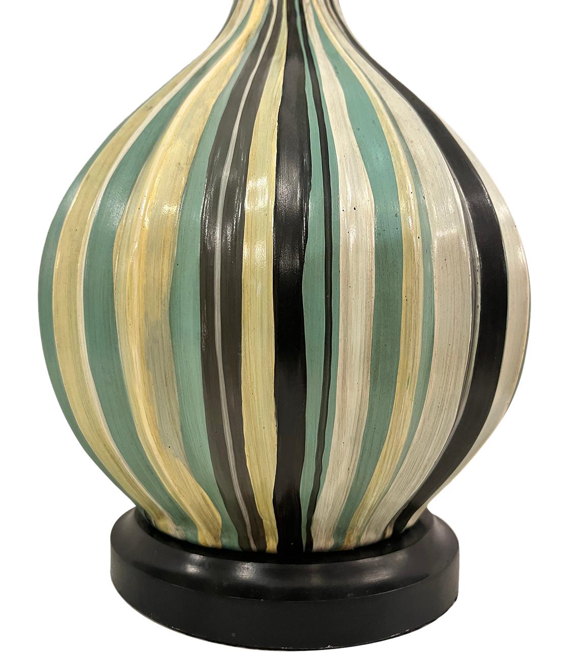Vintage Italian Porcelain Lamp Italiano en venta