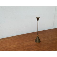 Vintage Italian Postmodern Candleholder in Metal, 1980s