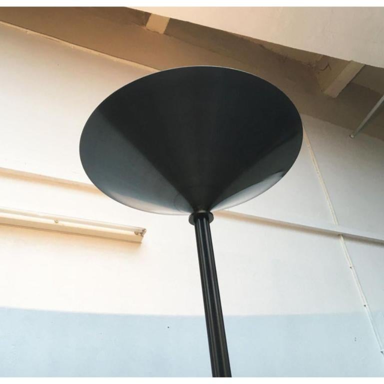 Vintage Italian Postmodern Floor Lamp with Marble Foot, 1970s In Good Condition For Sale In Hamburg, DE