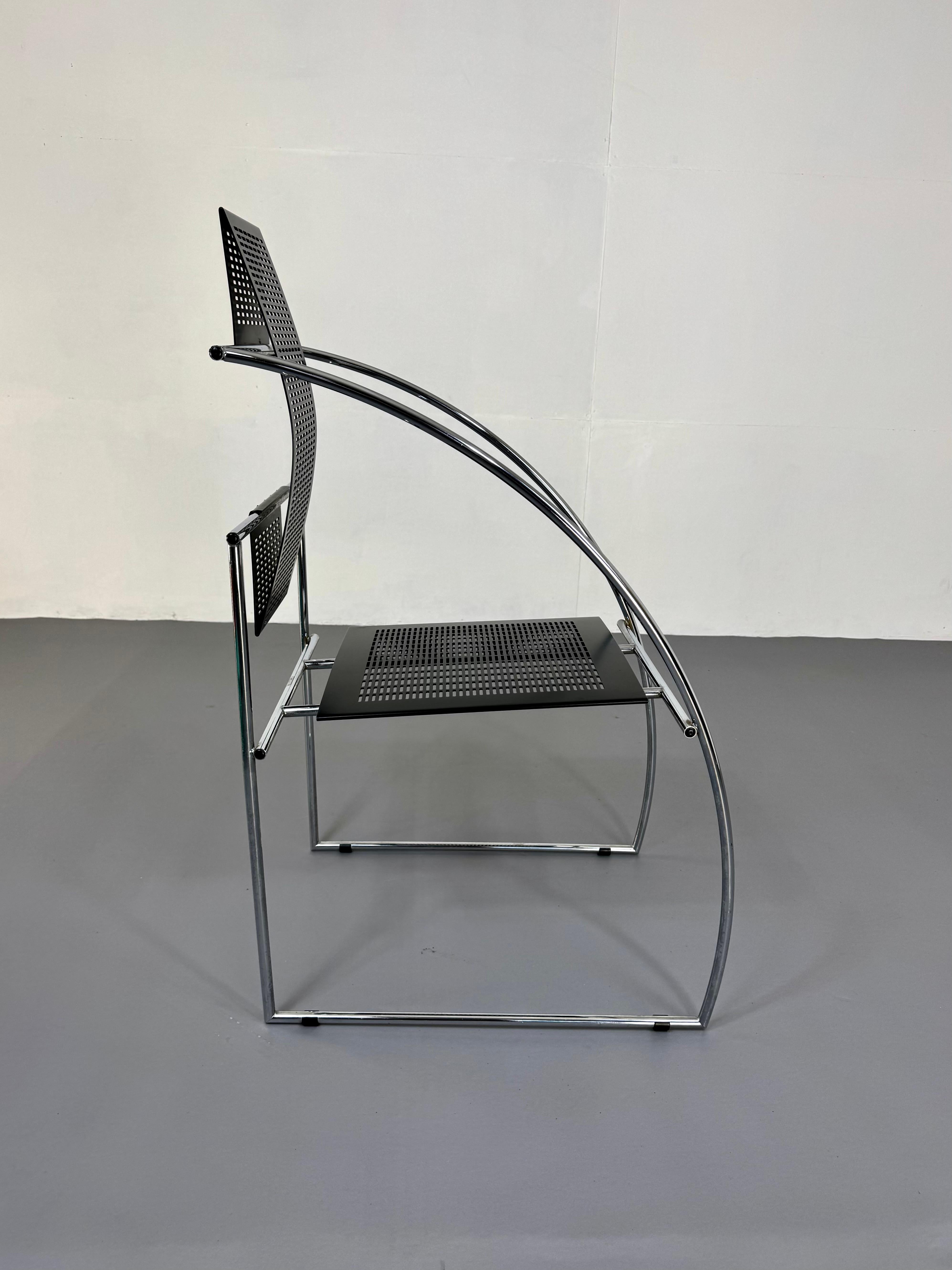 Vintage Italian Postmodern Quinta Chair by Mario Botta for Alias For Sale 5