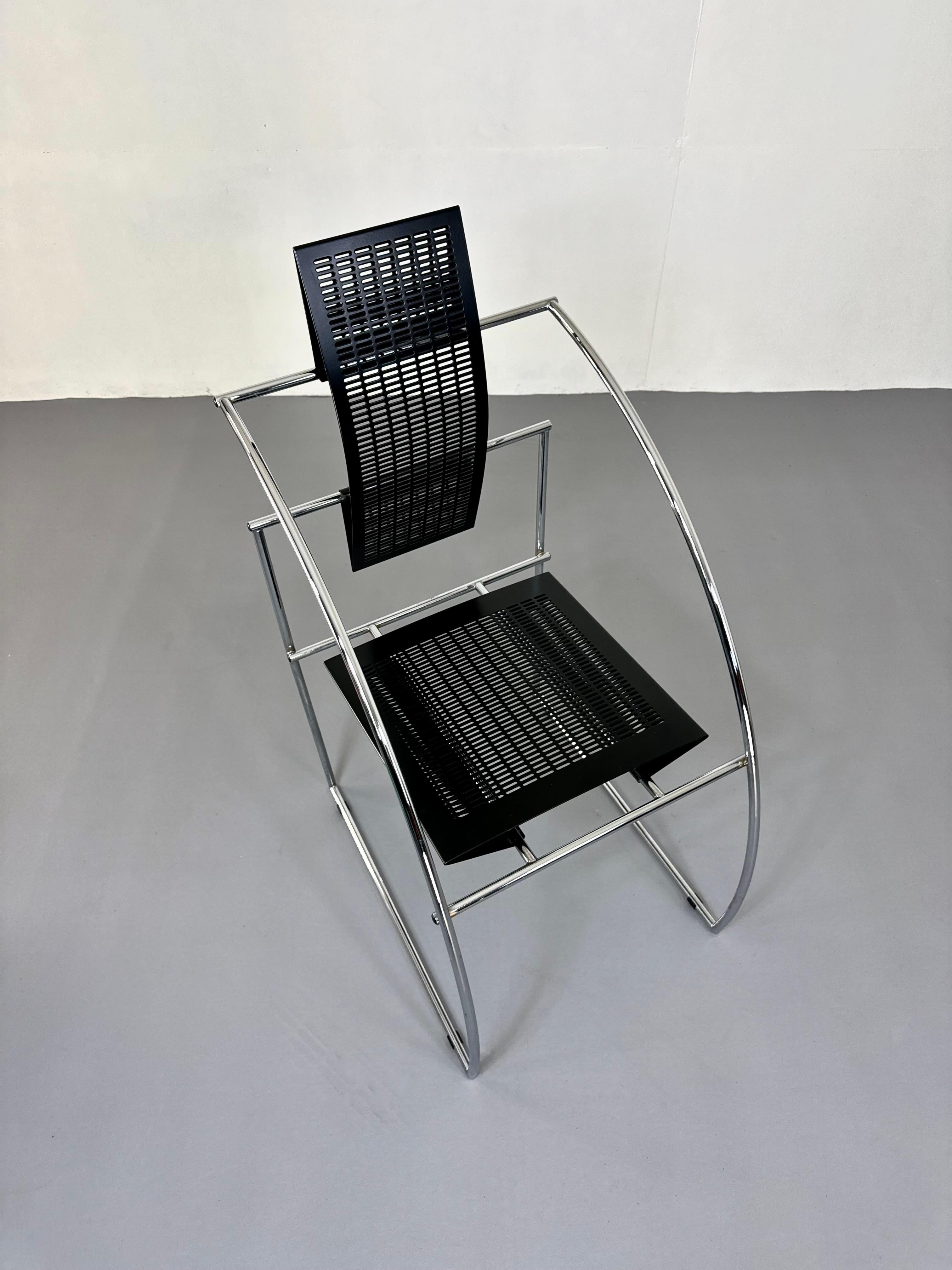 Vintage Italian Postmodern Quinta Chair by Mario Botta for Alias For Sale 6