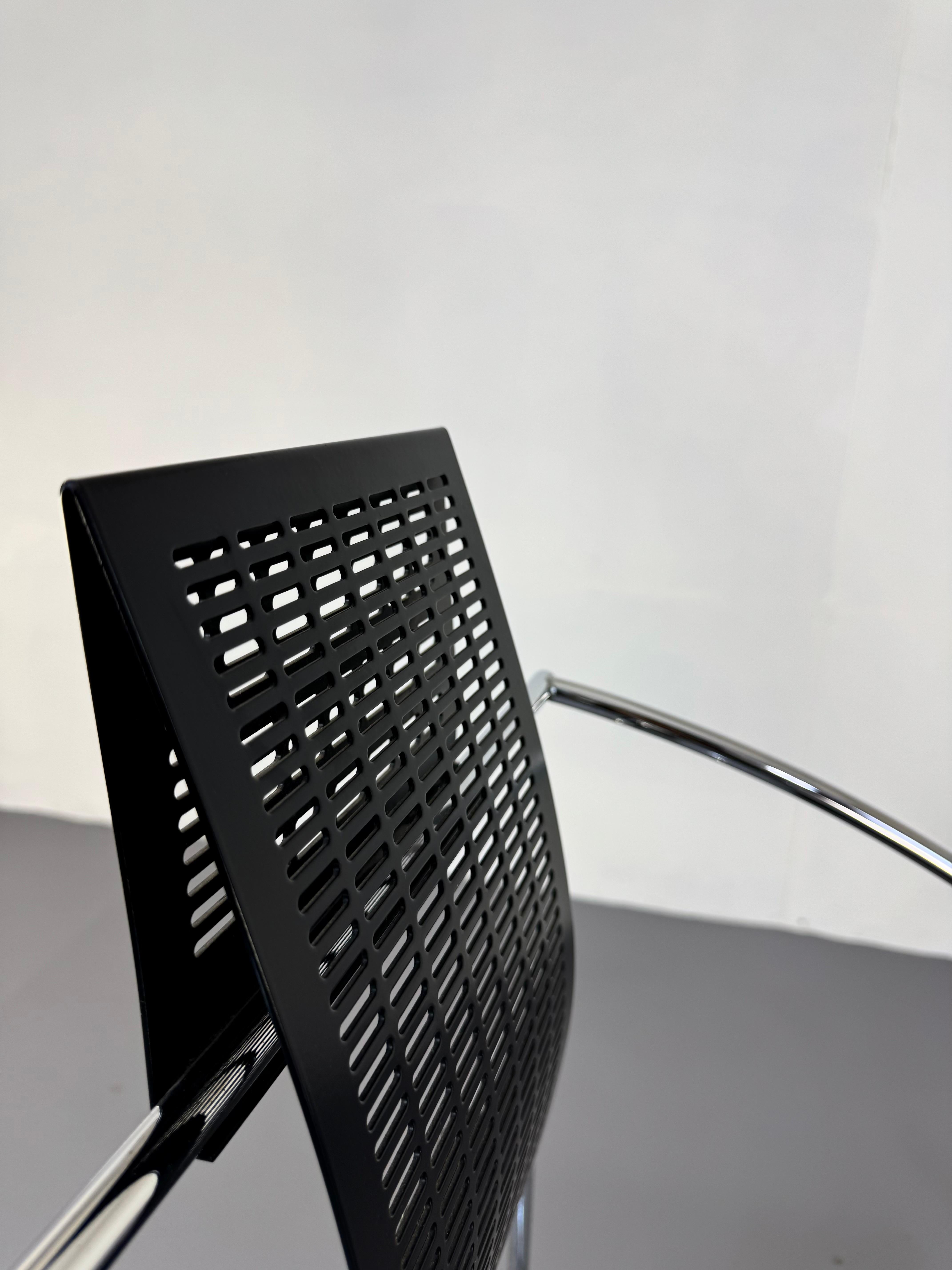 Late 20th Century Vintage Italian Postmodern Quinta Chair by Mario Botta for Alias For Sale