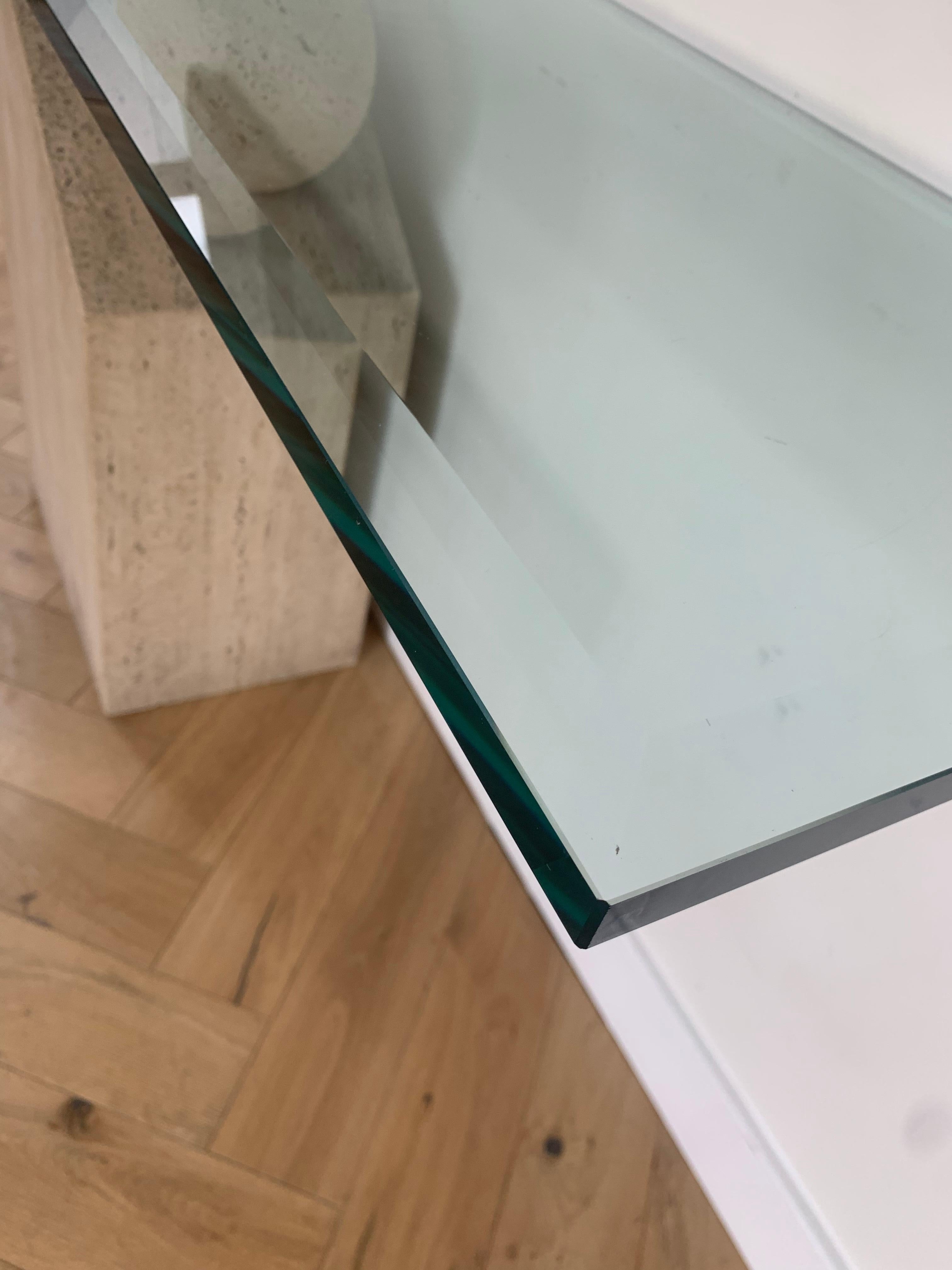 floating console table