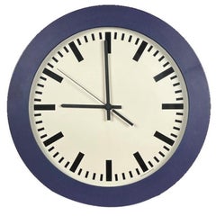 Italienische postmoderne Vintage-Wanduhr aus Junghans, 1980er Jahre
