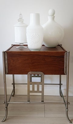 Rare vase italien Stelvia Art Glass Opaline Florence, années 1960