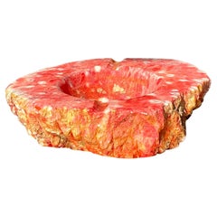 Vintage Italian Raw Edge Marble Ashtray