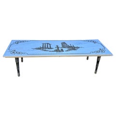 Cocktail Table rettangolare italiano in marmo bianco, Roma, circa 1950