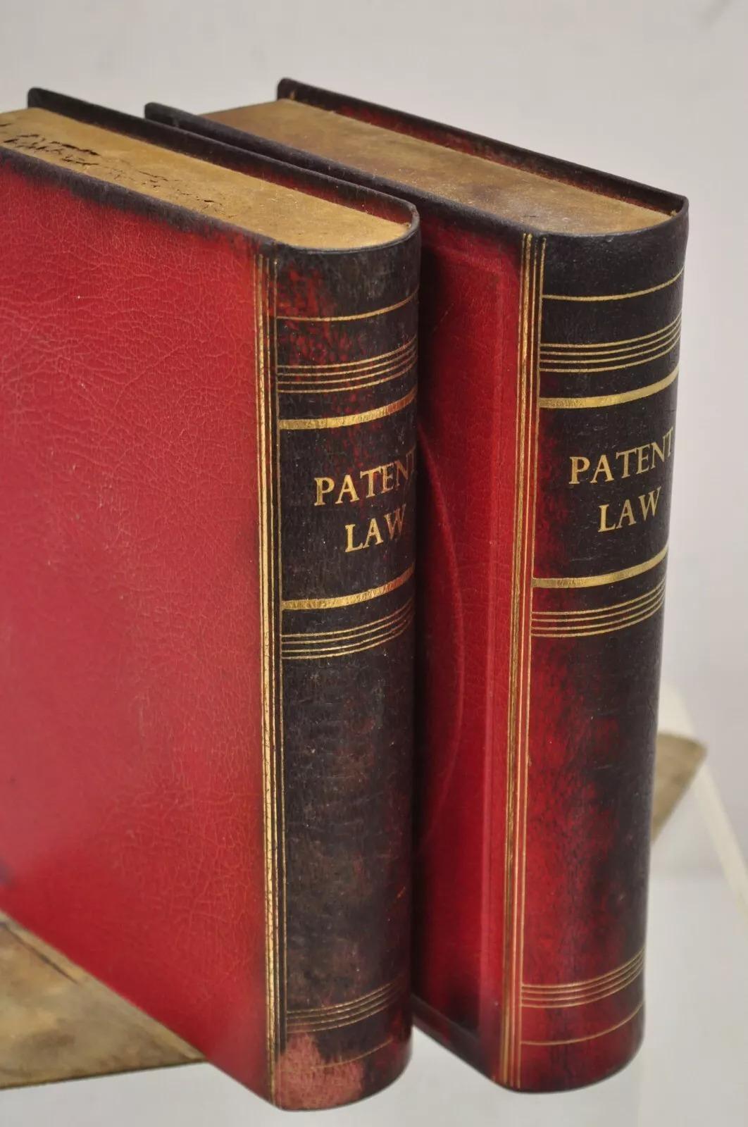 Vintage Italian Red Leather Bound 