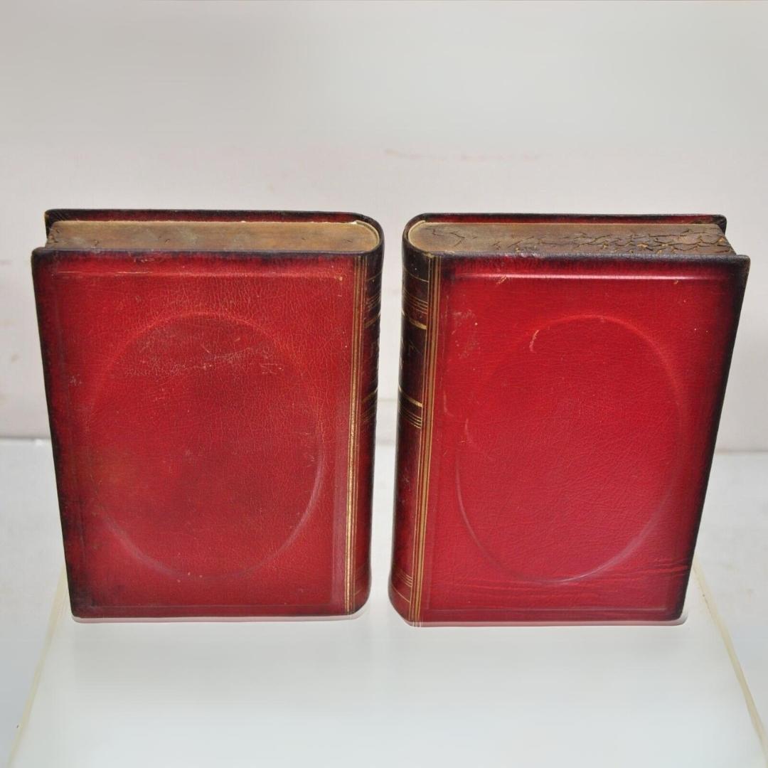 Regency Vintage Italian Red Leather Bound 