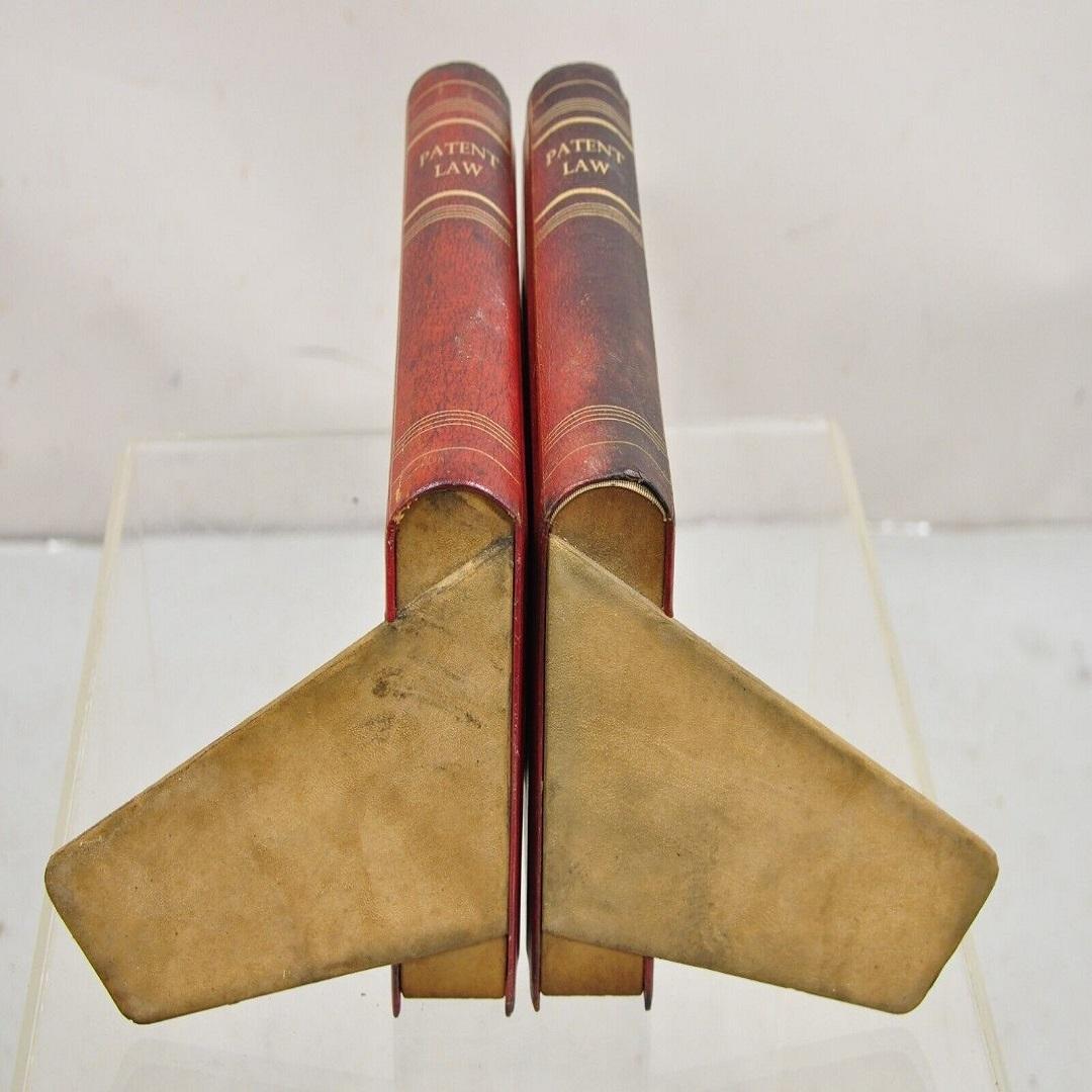 Vintage Italian Red Leather Bound 