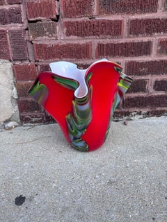 Vintage Italian Red Vase