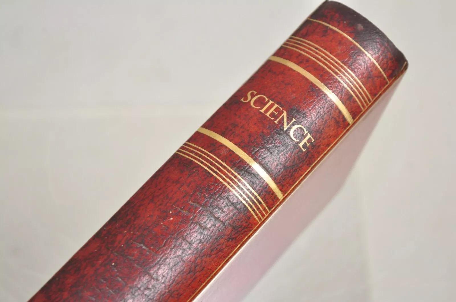 Vintage Italian Regency Red Leather Bound 