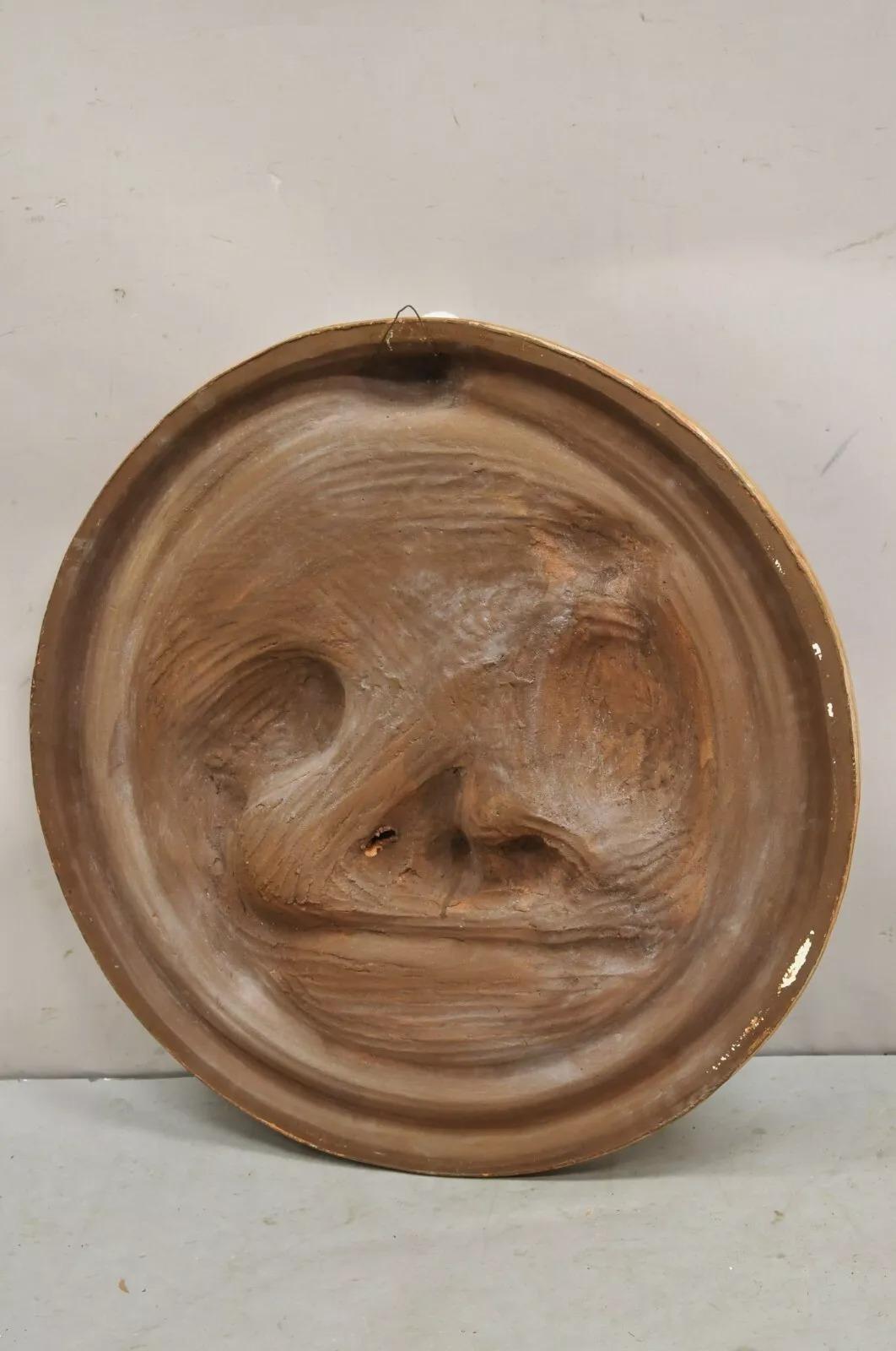 Vintage Italian Regency Style Glazed Terracotta Fruit & Violin Wall Art Plaque For Sale 4