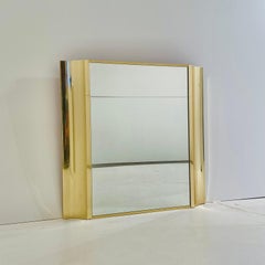 Miroir mural doré de style Régence, Italie, années 1970