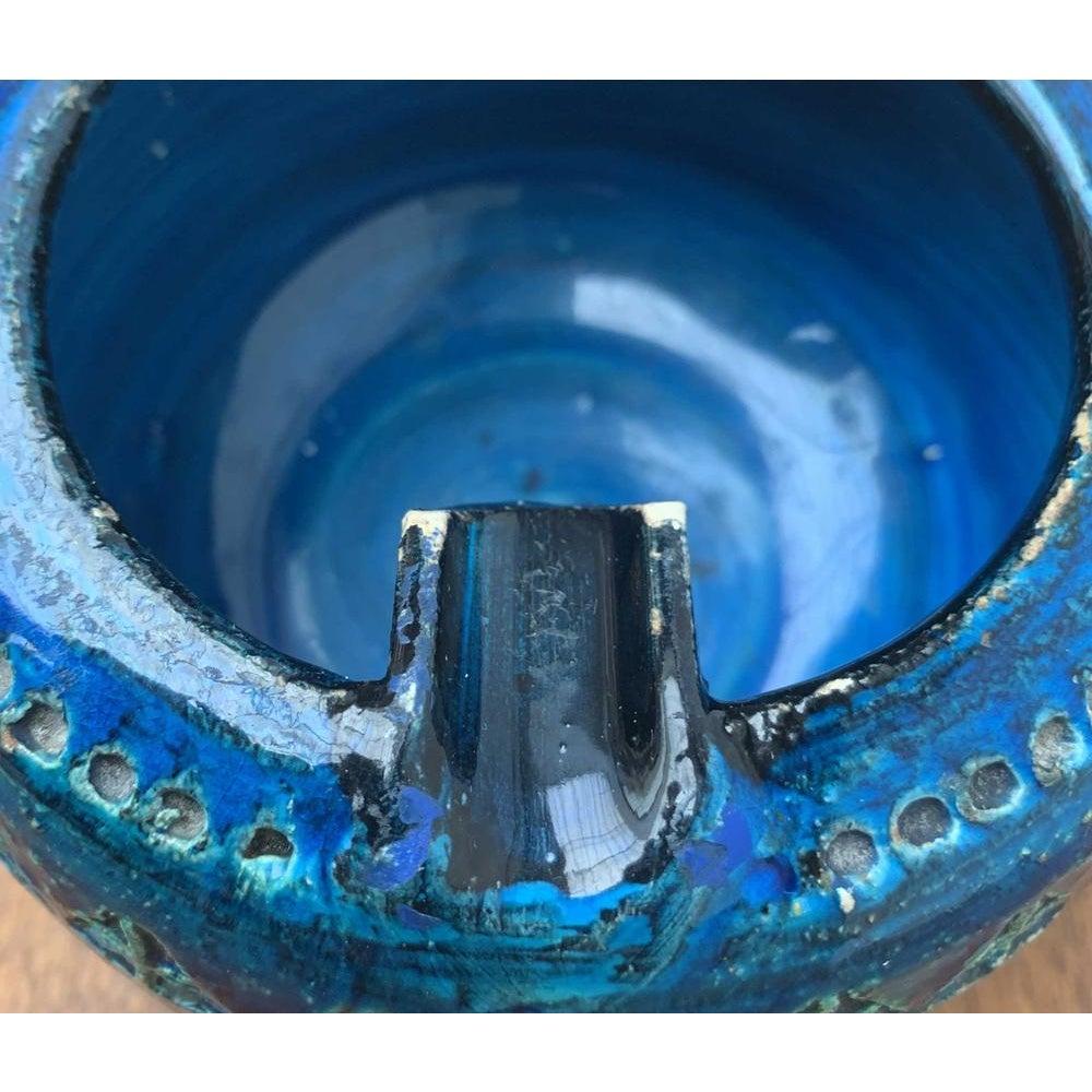 Cenicero vintage de cerámica italiana Rimini Blu de Aldo Londi para Bitossi en venta 5