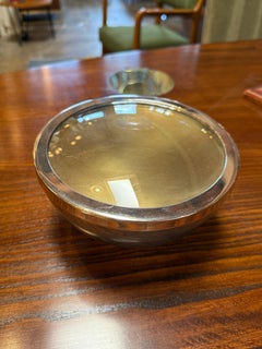 Vintage Italian Round Box 1980er Jahre