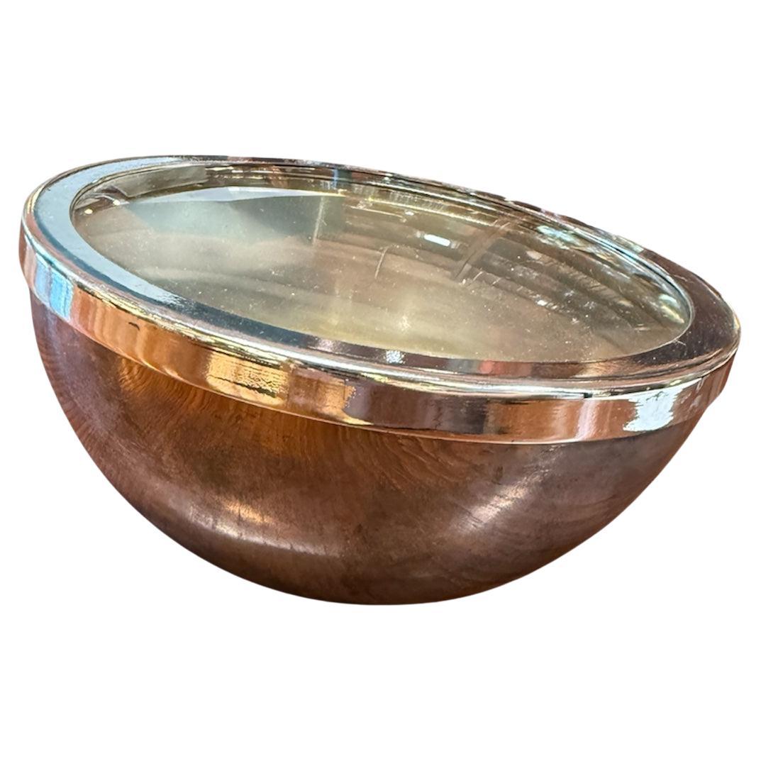 Vintage Italian Round Box 1980's