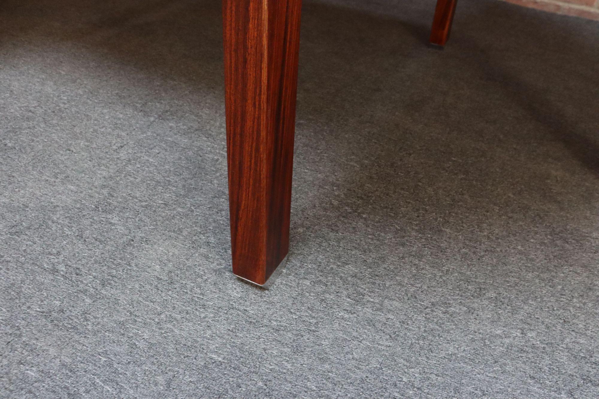 Vintage Italian Round Extendable Dining Table in Rosewood by Ico Parisi for MIM For Sale 11