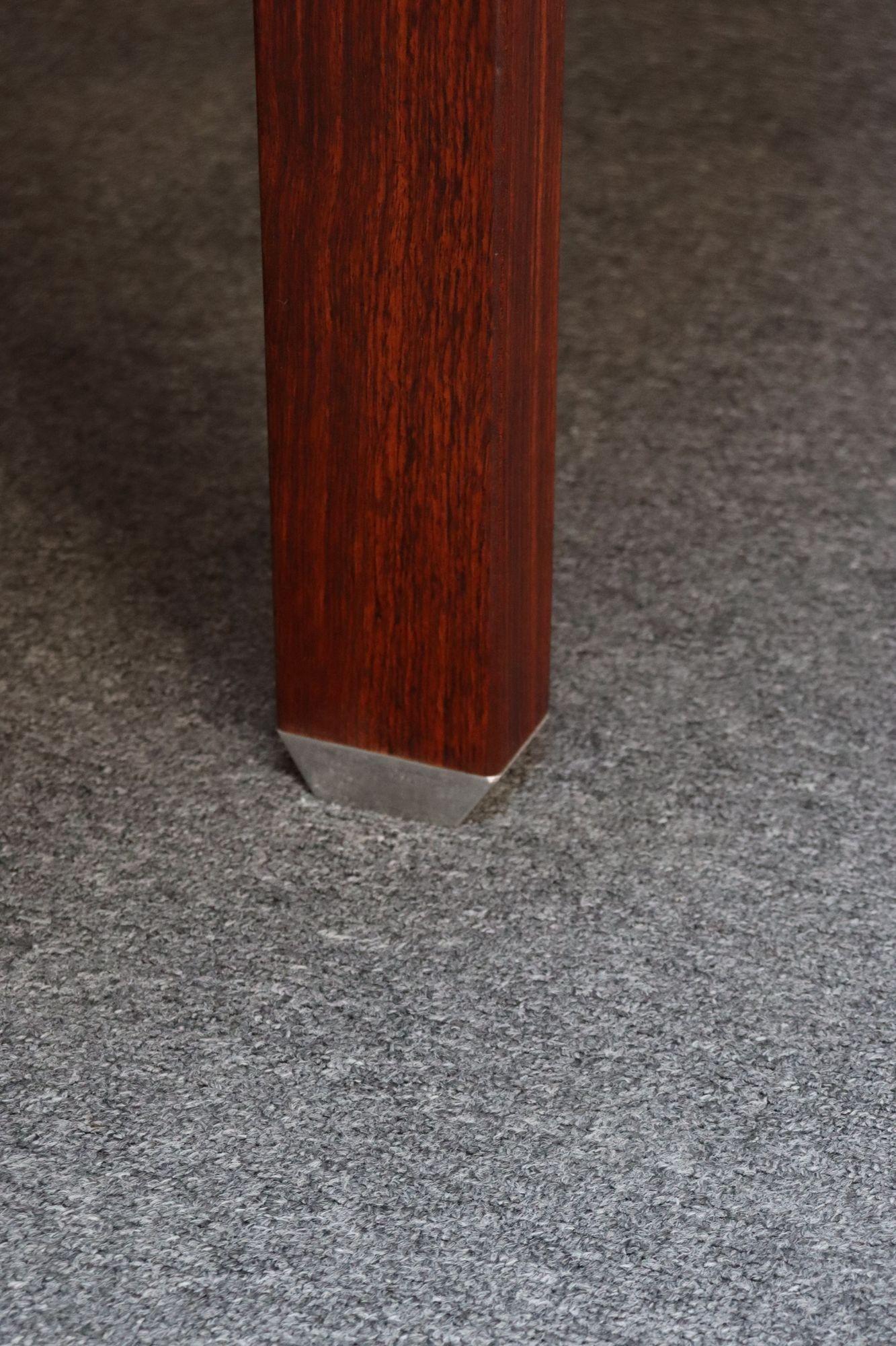 Vintage Italian Round Extendable Dining Table in Rosewood by Ico Parisi for MIM For Sale 12