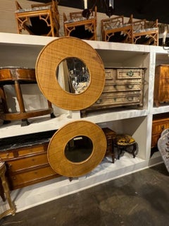 Vintage Italian Round Mirror